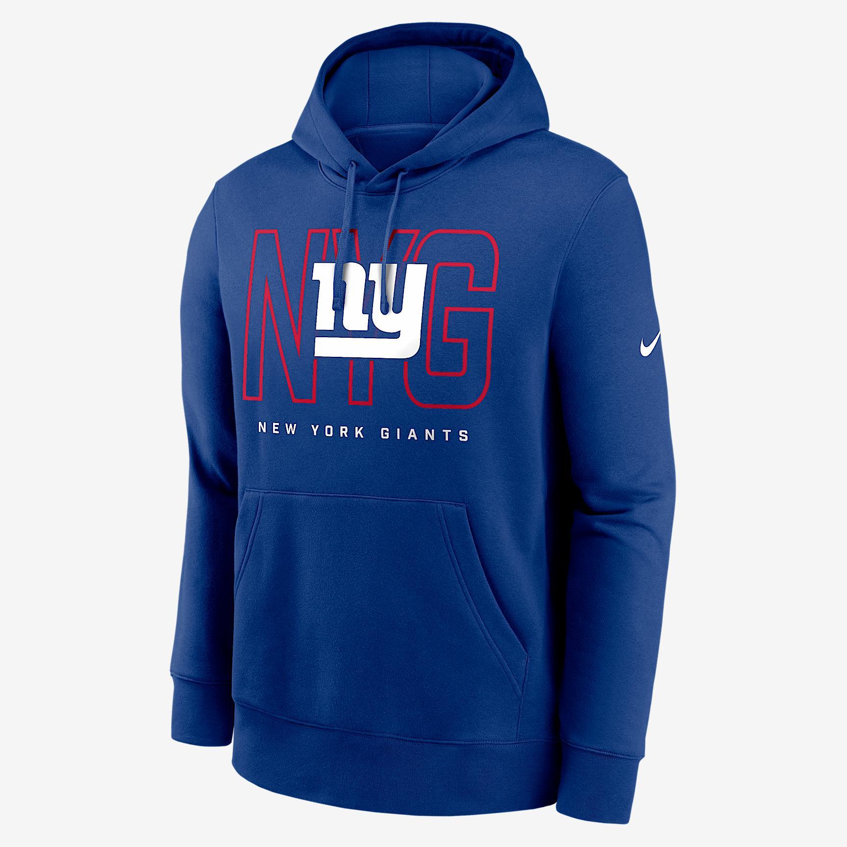 New York Giants Busted Play Club Men's Nike NFL Pullover Hoodie Product Image