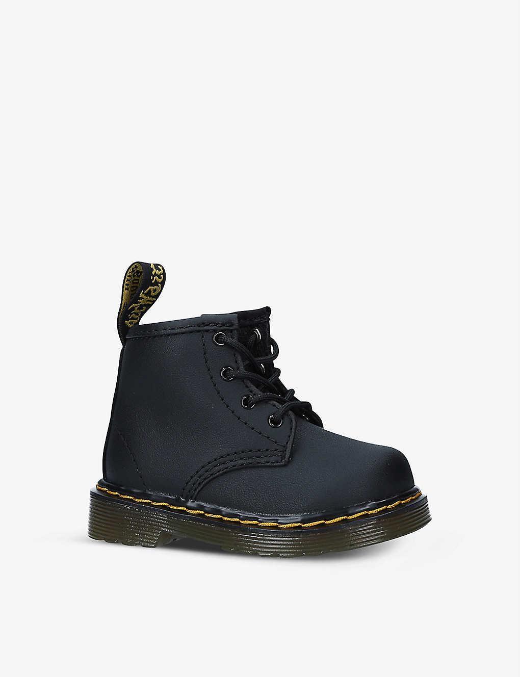 DR. MARTENS' 1460 Lace-up Leather Ankle Boots 6-24 Months In Black Product Image