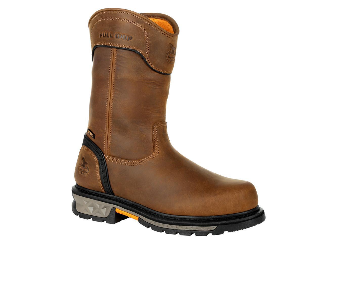 Men's Georgia Boot Carbo-Tec LTX Waterproof Composite Toe Pull On Work Boots Product Image