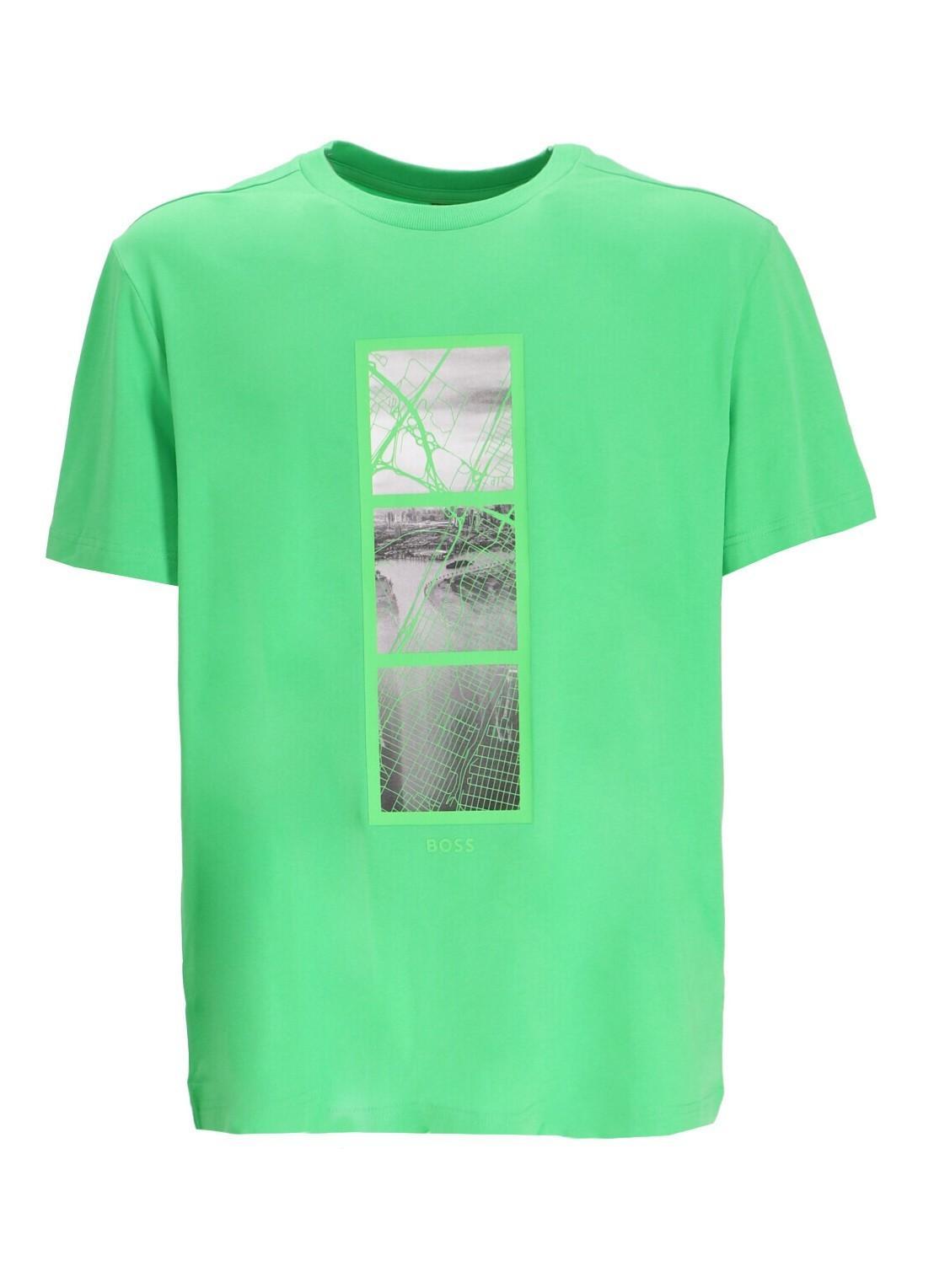 HUGO BOSS Short-sleeved T-shirt In Green Product Image