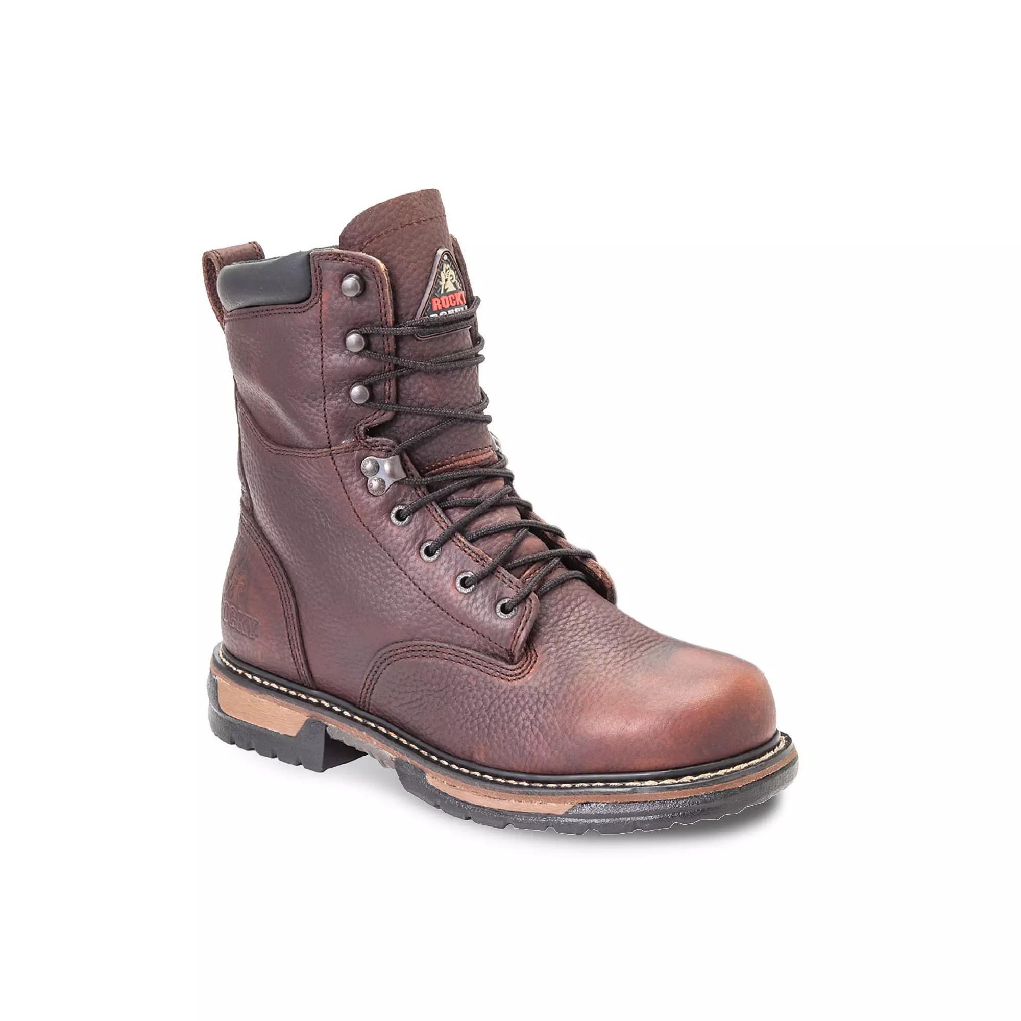 Rocky IronClad Mens 8-in. Waterproof Work Boots Product Image