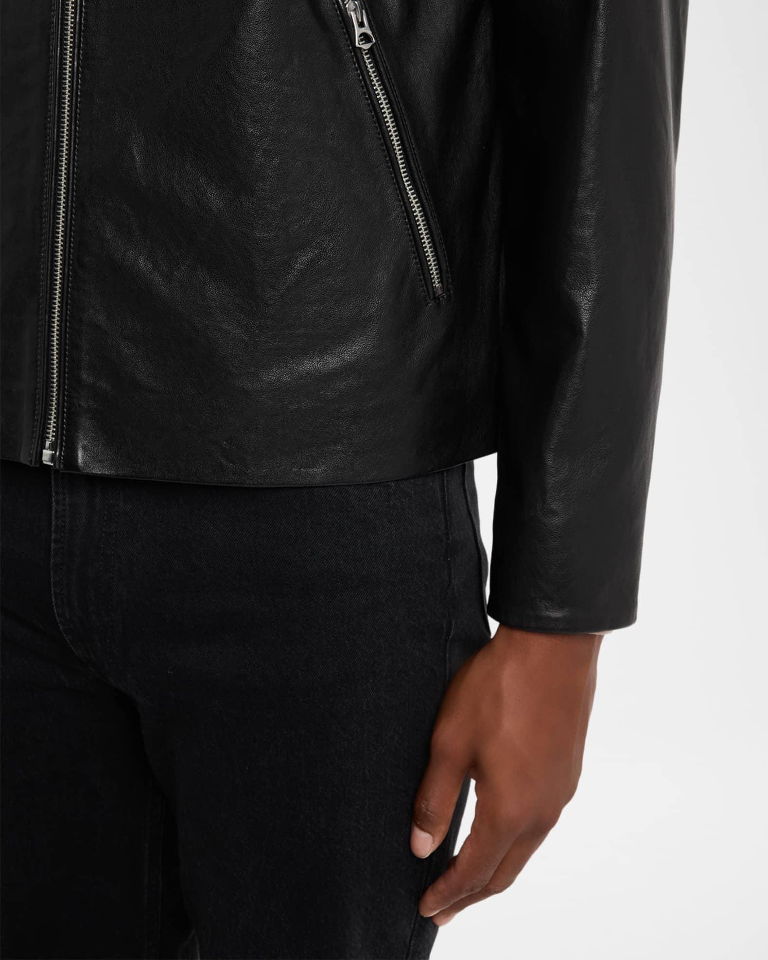 Men's Melrose Full-Zip Leather Jacket Product Image