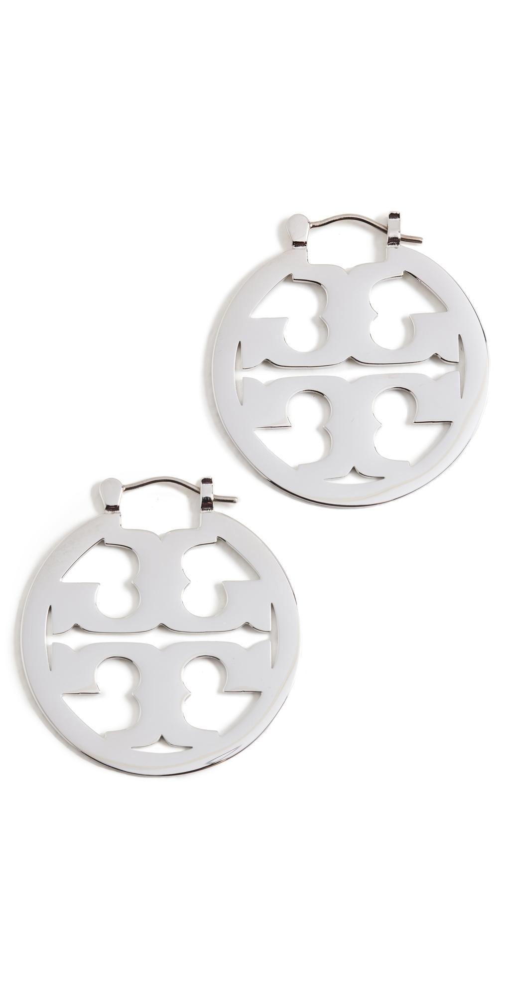 Tory Burch Miller Small Hoop Earrings Product Image