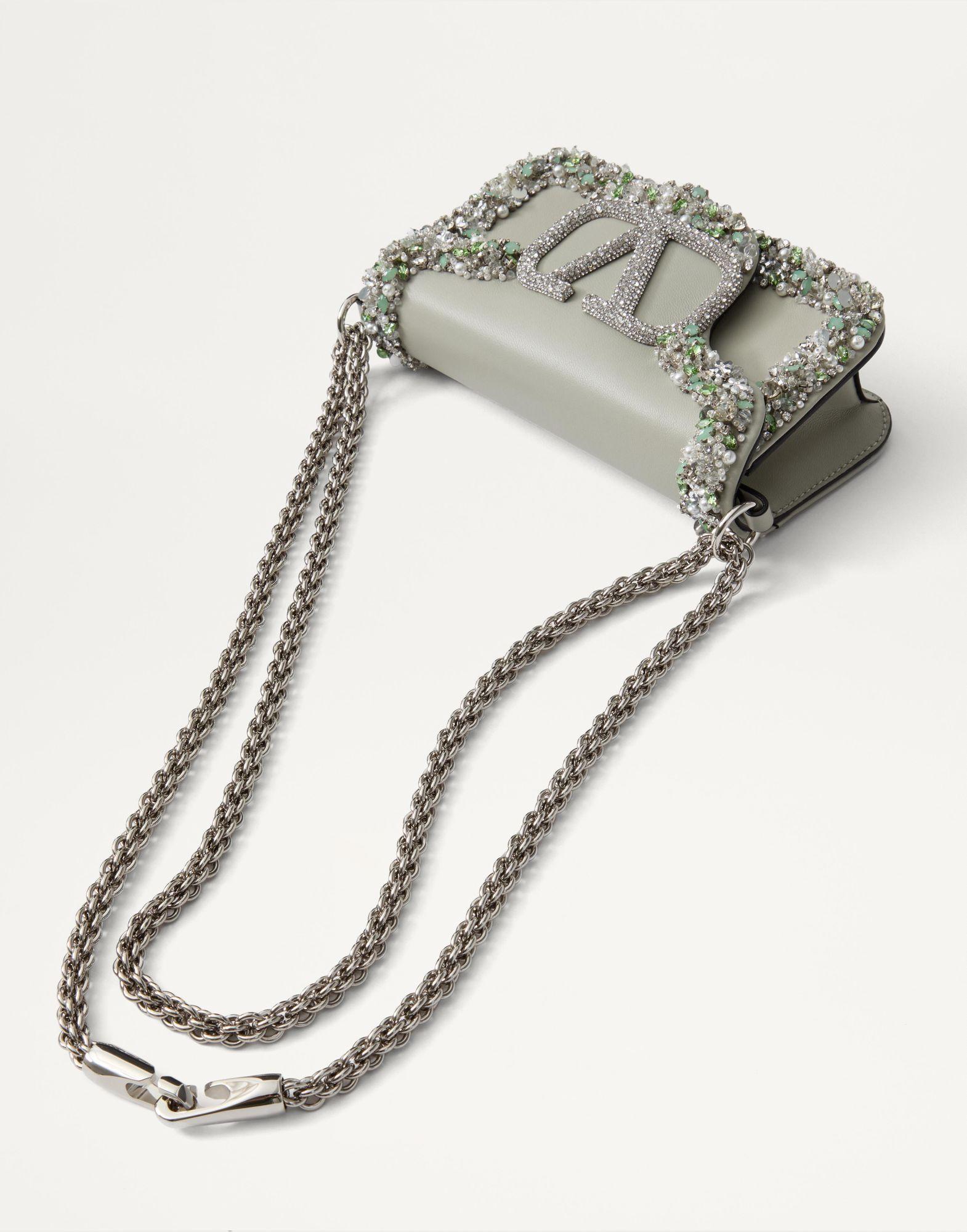 Valentino Garavani Locò Small Embroidered Shoulder Bag Product Image
