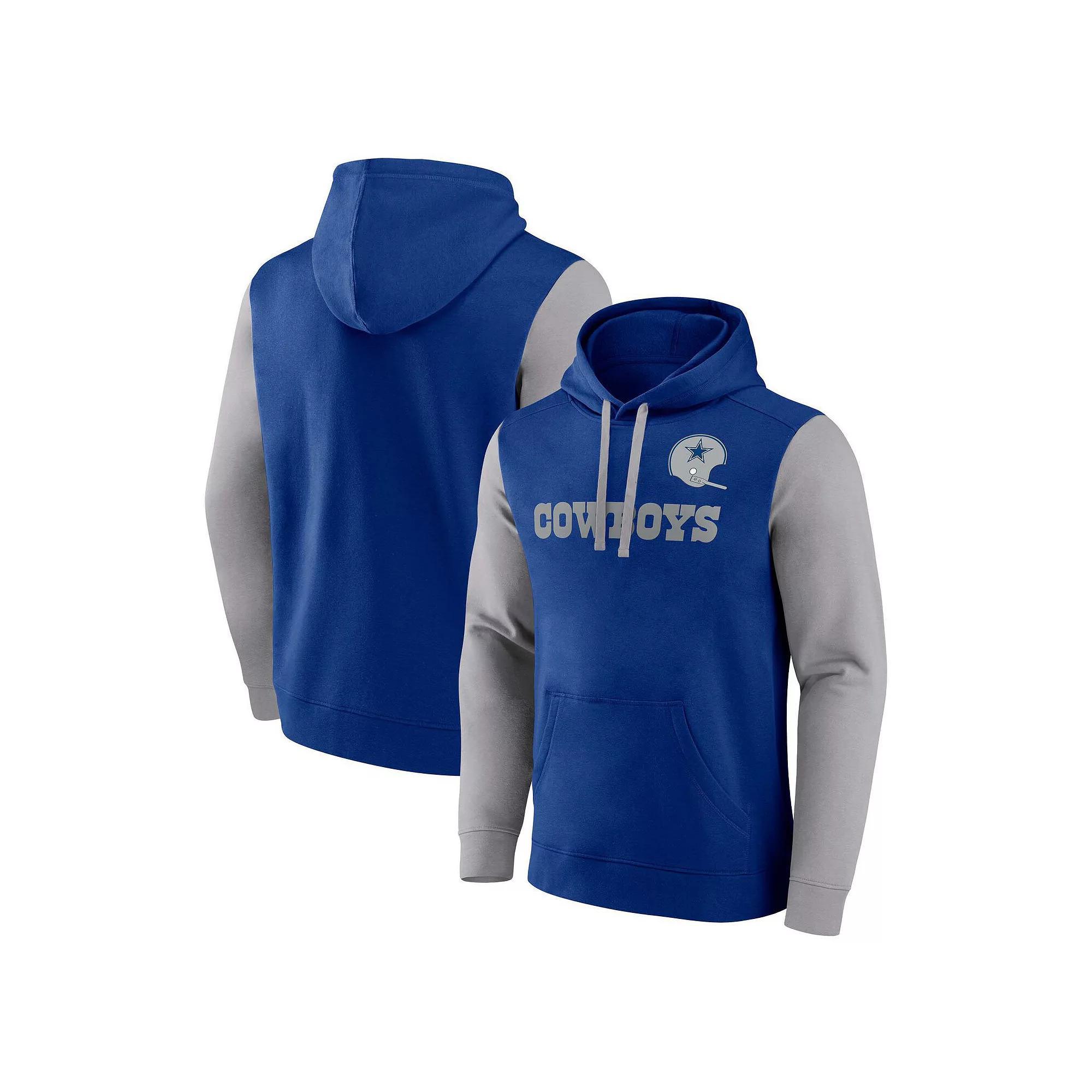 Men's Fanatics Royal Dallas Cowboys Fleece Pullover Hoodie, Size: XL, Blue Product Image
