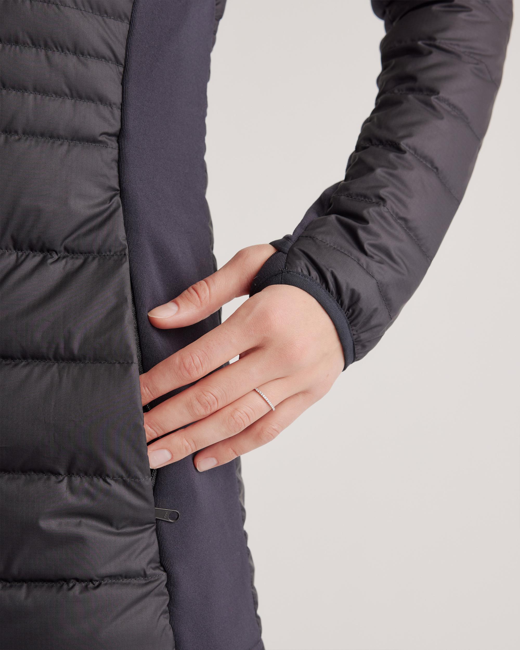 Quince | Women's Lightweight Down Packable Long Puffer Jacket Recycled Polyester Product Image
