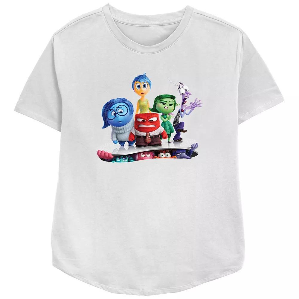 Disney / Pixar's Inside Out 2 New Emotions Women's Graphic Tee, Size: XL, White Product Image