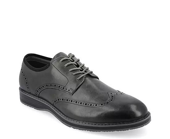 VANCE Ozzy Men's Wingtip Tru Comfort Foam Hybrid Dress Shoes, Size: 12, Grey Product Image