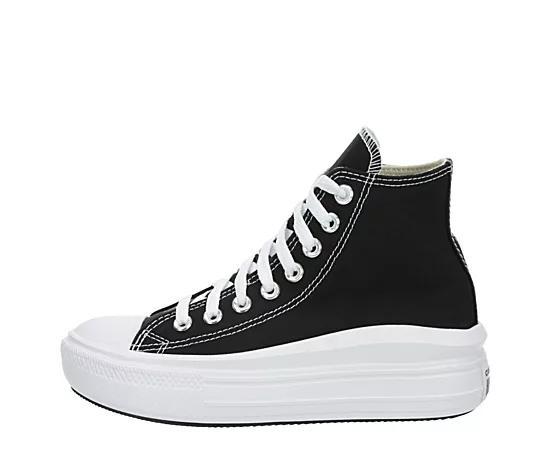 Converse Chuck Taylor All Star Move Women's High-Top Platform Sneakers, Size: 9, Black White Product Image