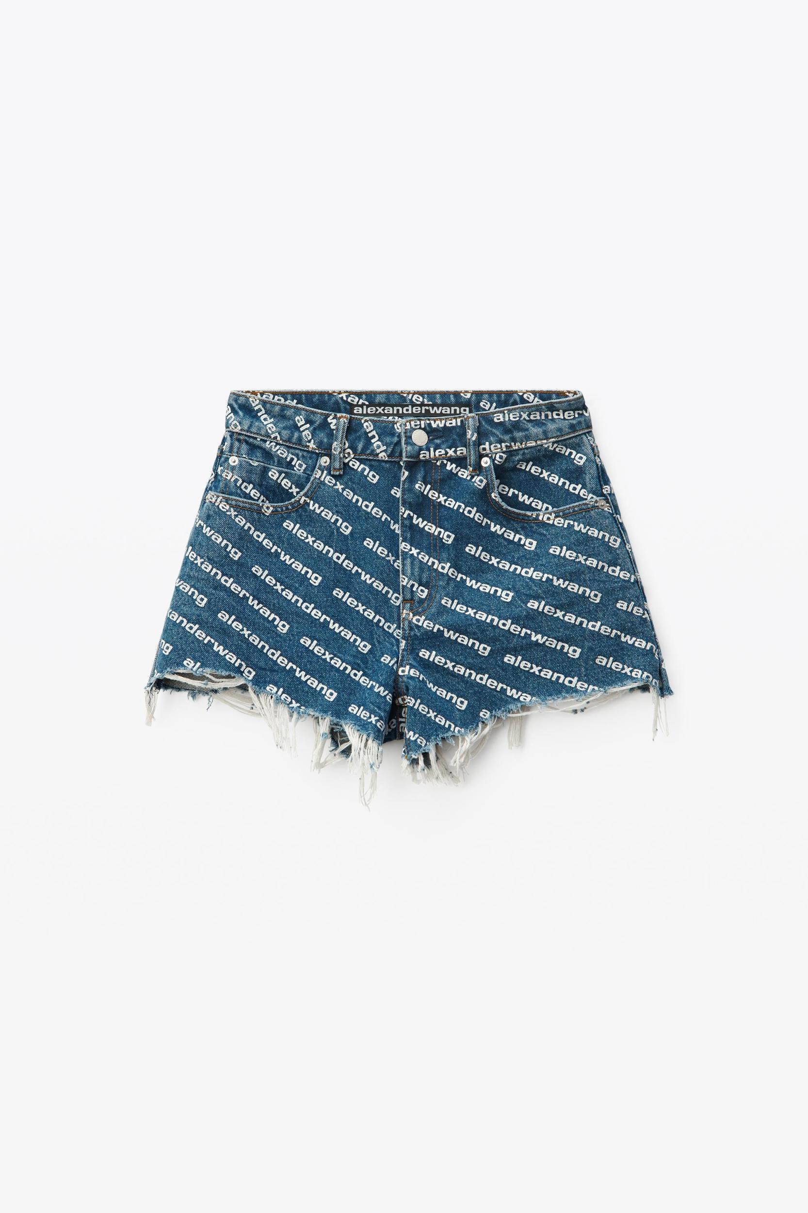 Bite Logo Short In Deep Blue Denim Product Image