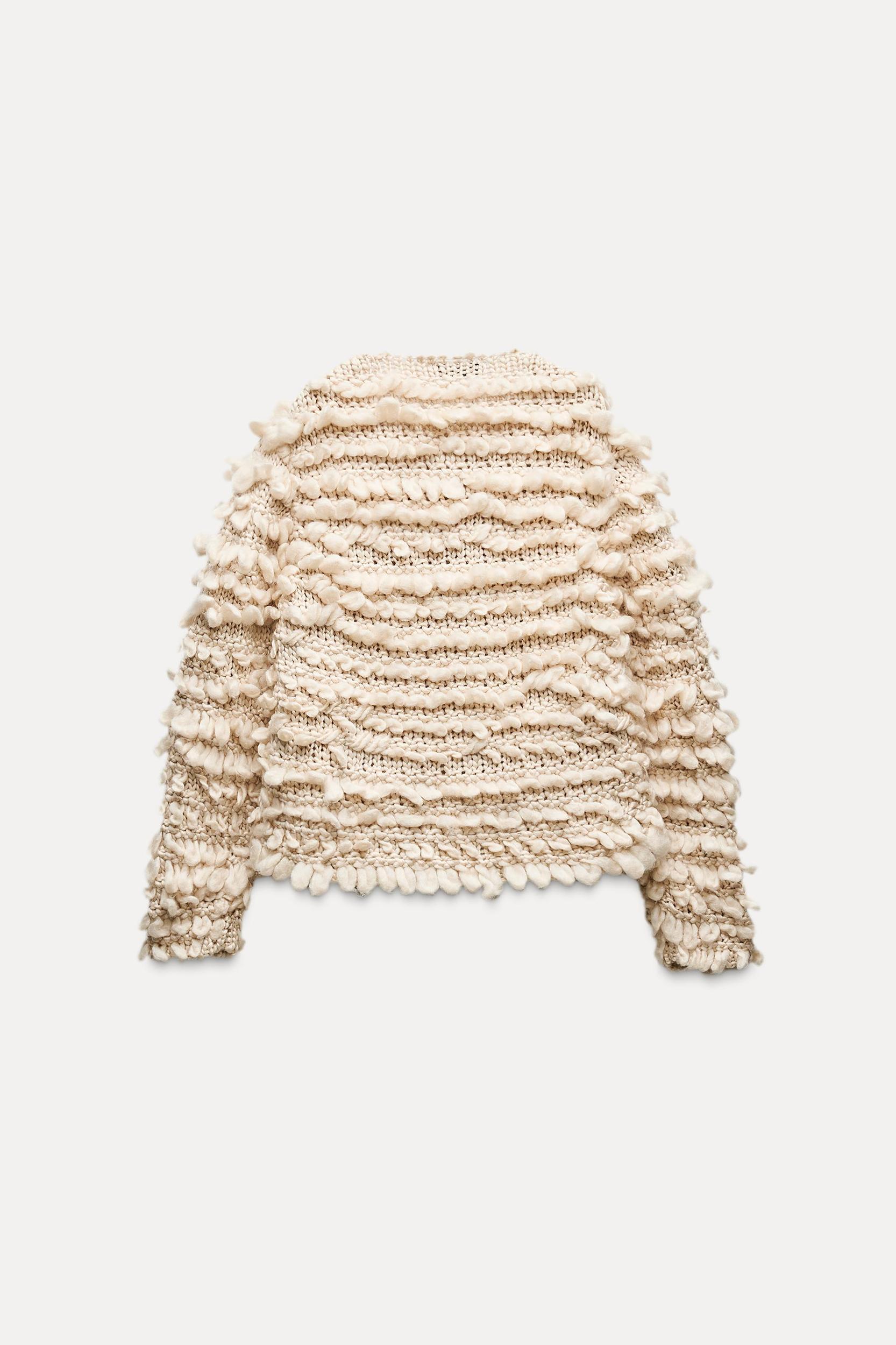STRUCTURED KNIT CARDIGAN Product Image
