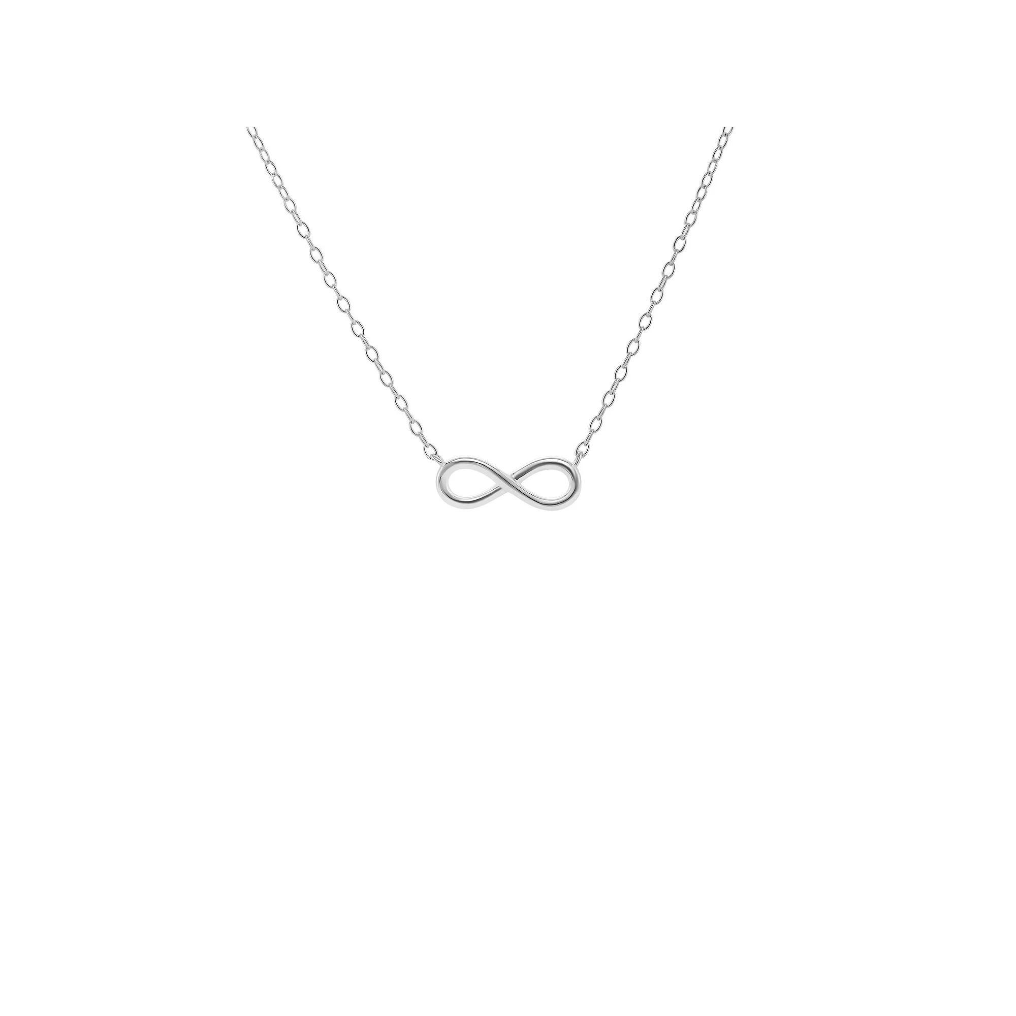PRIMROSE Sterling Silver Infinity Symbol Necklace, Women's, Size: 18" Product Image