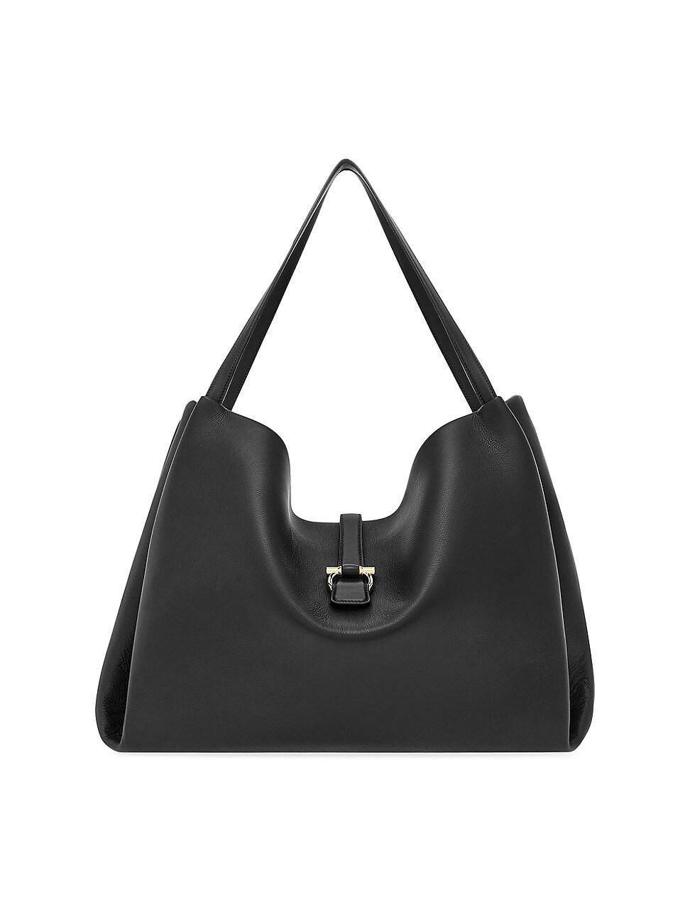 Womens Large Leather Hobo Bag Product Image