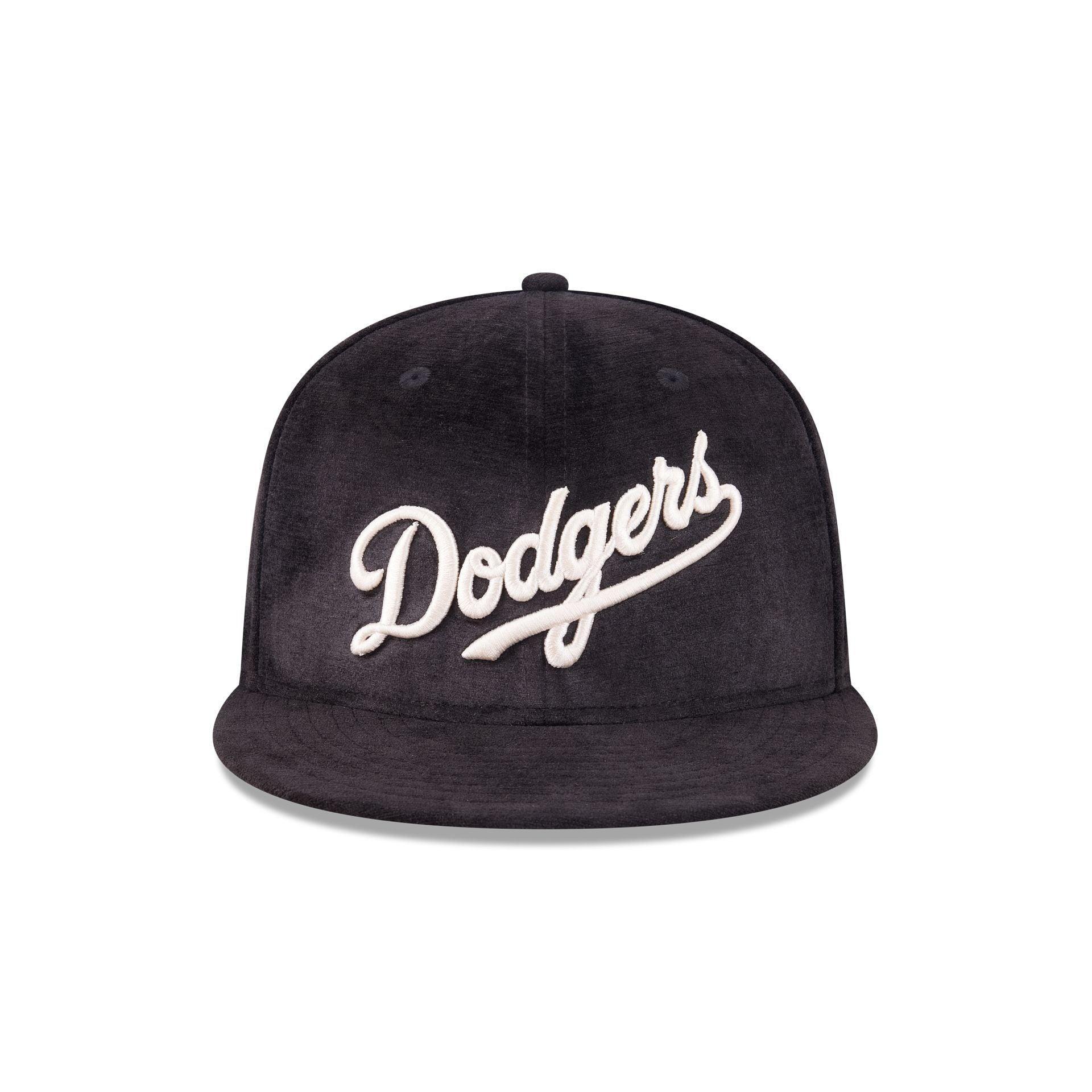 Los Angeles Dodgers Black Velvet 59FIFTY Fitted Hat Male Product Image