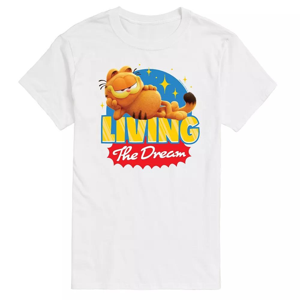 Mens Garfield The Movie Living The Dream Graphic Tee Product Image
