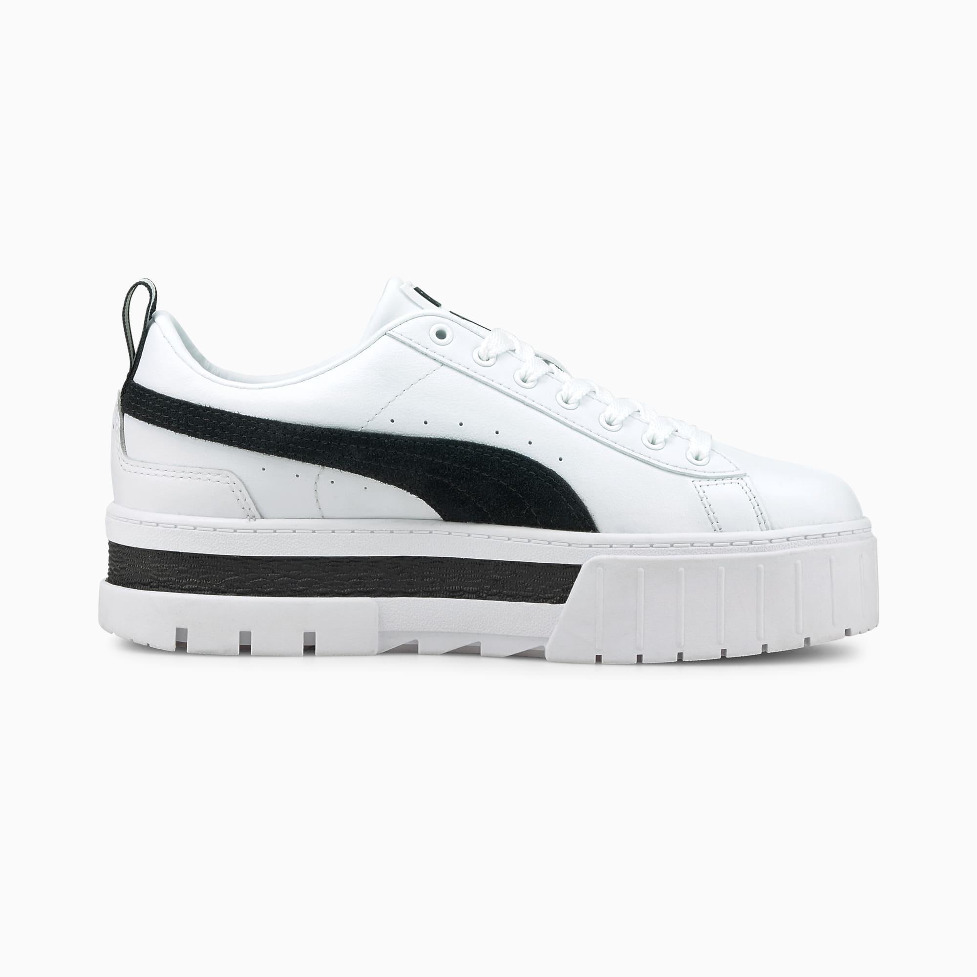 Mayze Leather Women's Sneakers Product Image