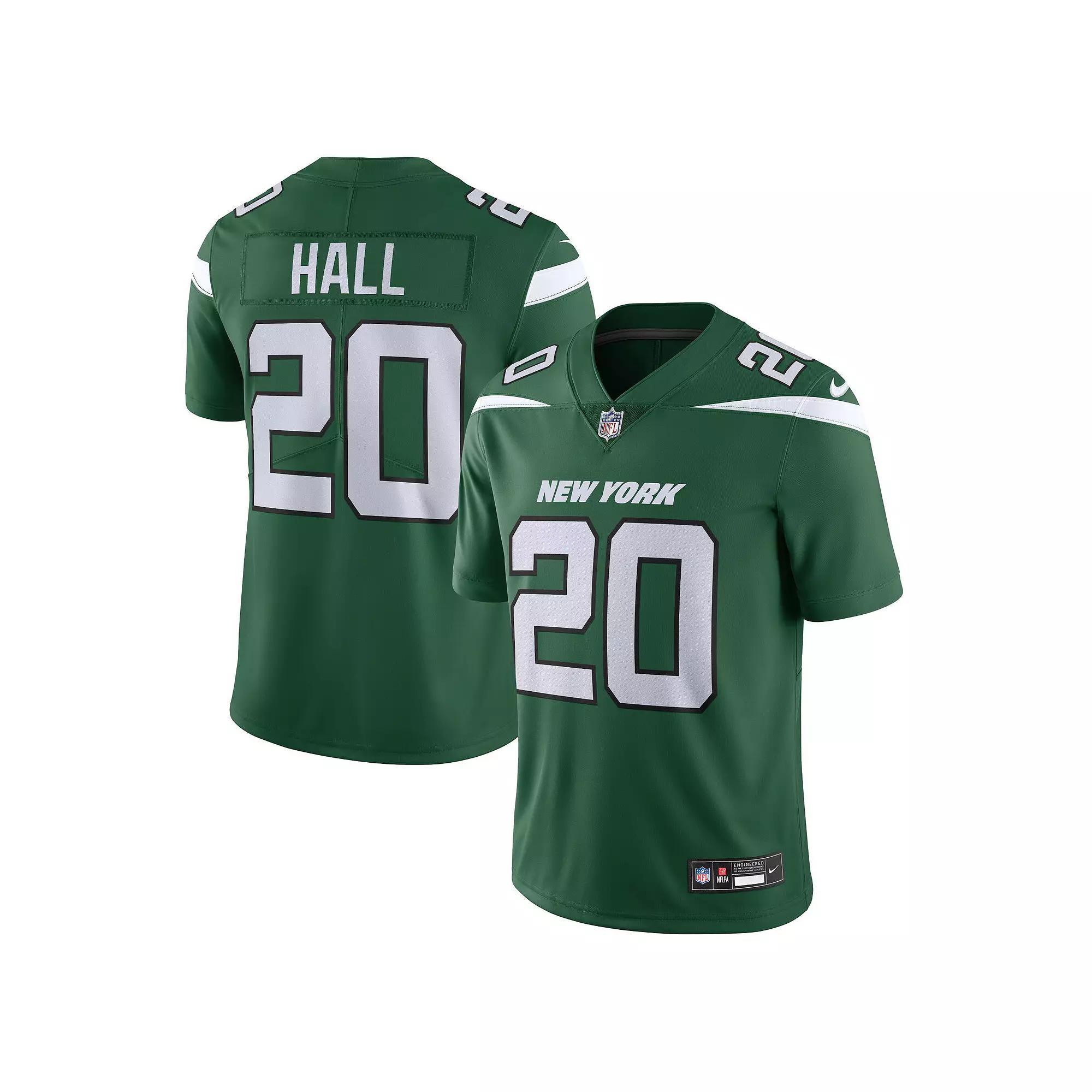 Men's Nike Breece Hall Gotham Green New York Jets Vapor Untouchable Limited Jersey, Size: 3XL Product Image