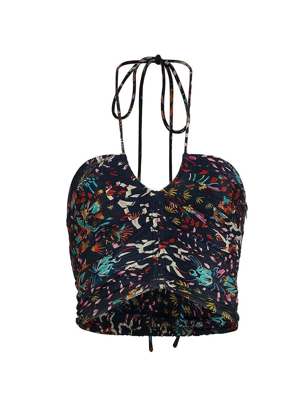 Womens Humahuaca Waira Silk Halter Top Product Image