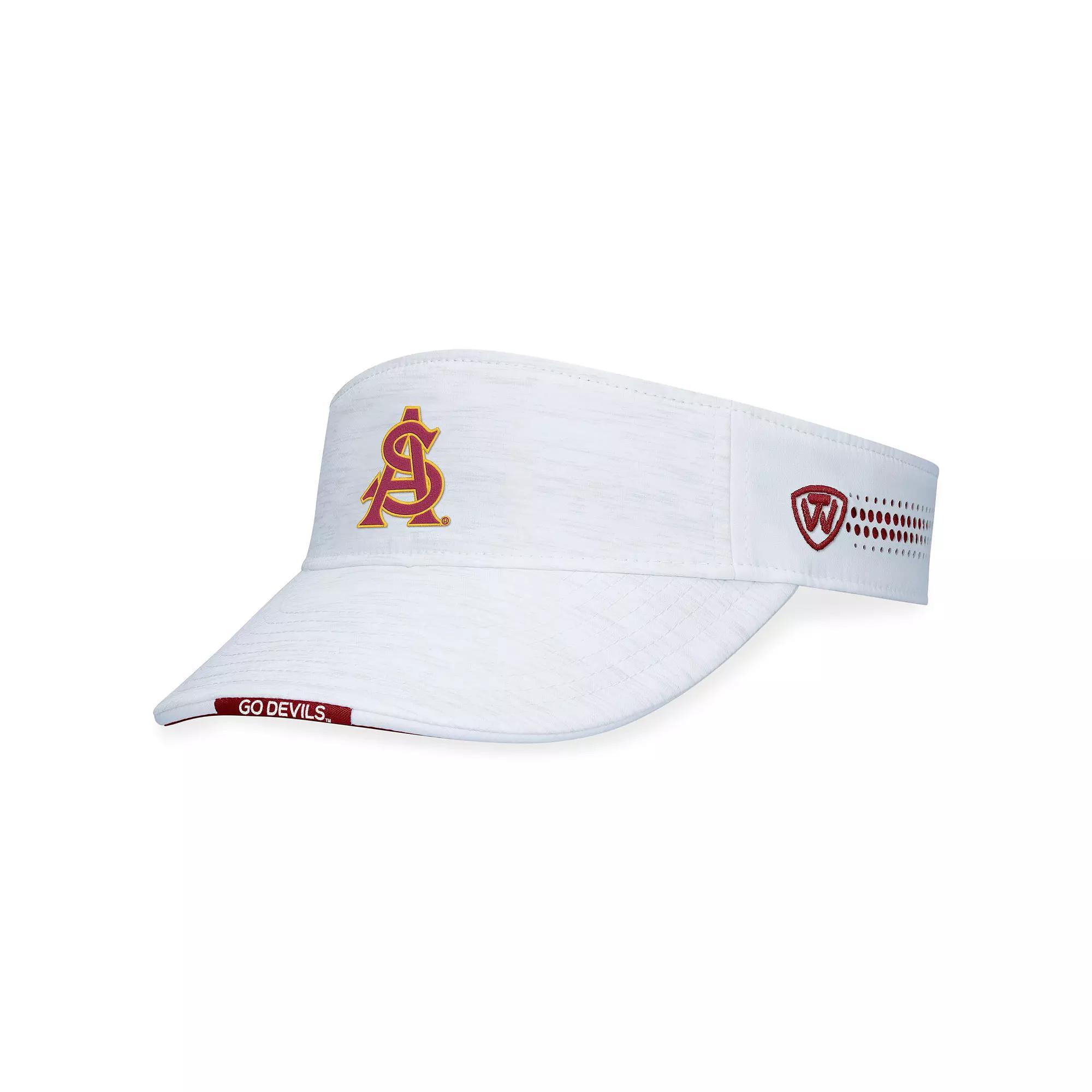 Men's Top of the World White Arizona State Sun Devils Flare Adjustable Visor Product Image
