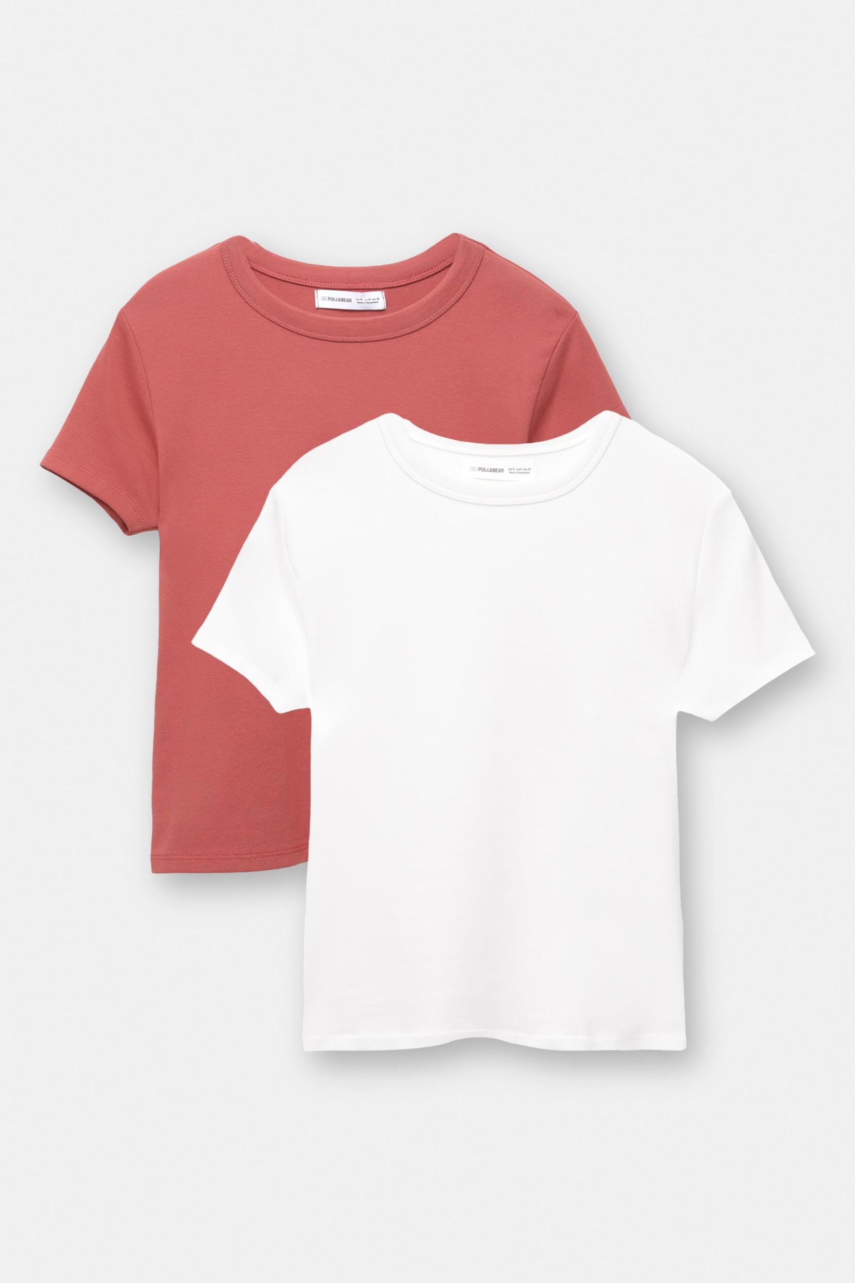 Pack of 2 short sleeve T-shirts. Product Image