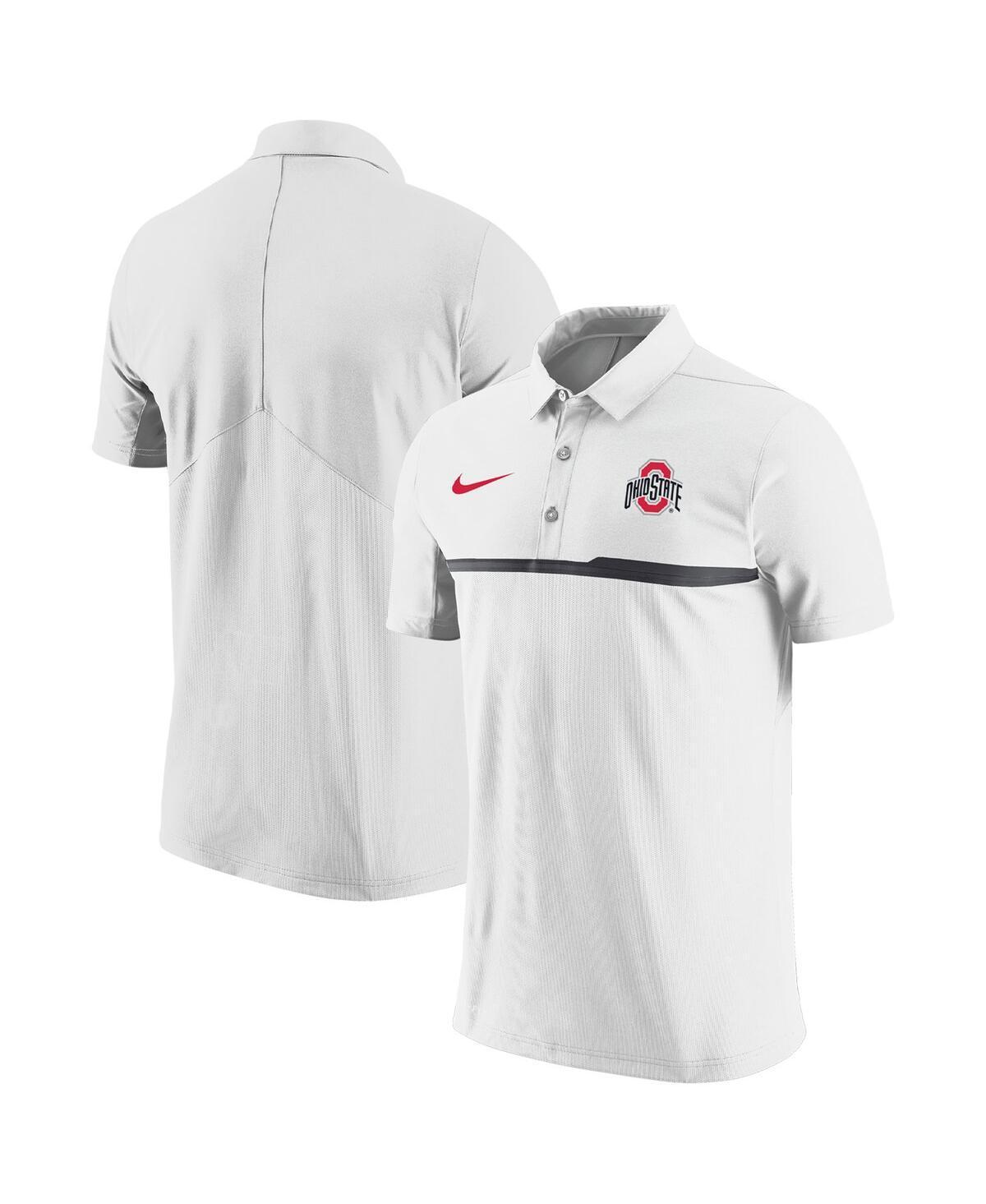Men's Nike White Clemson Tigers Coaches Performance Polo, Size: 2XL Product Image