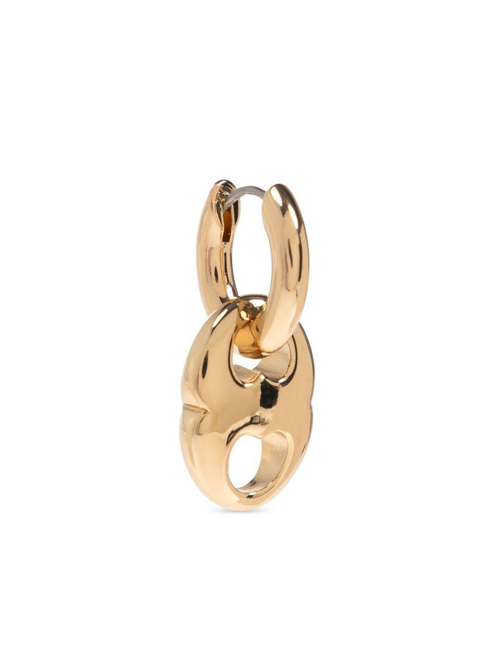 small Gemini hoop earrings Product Image