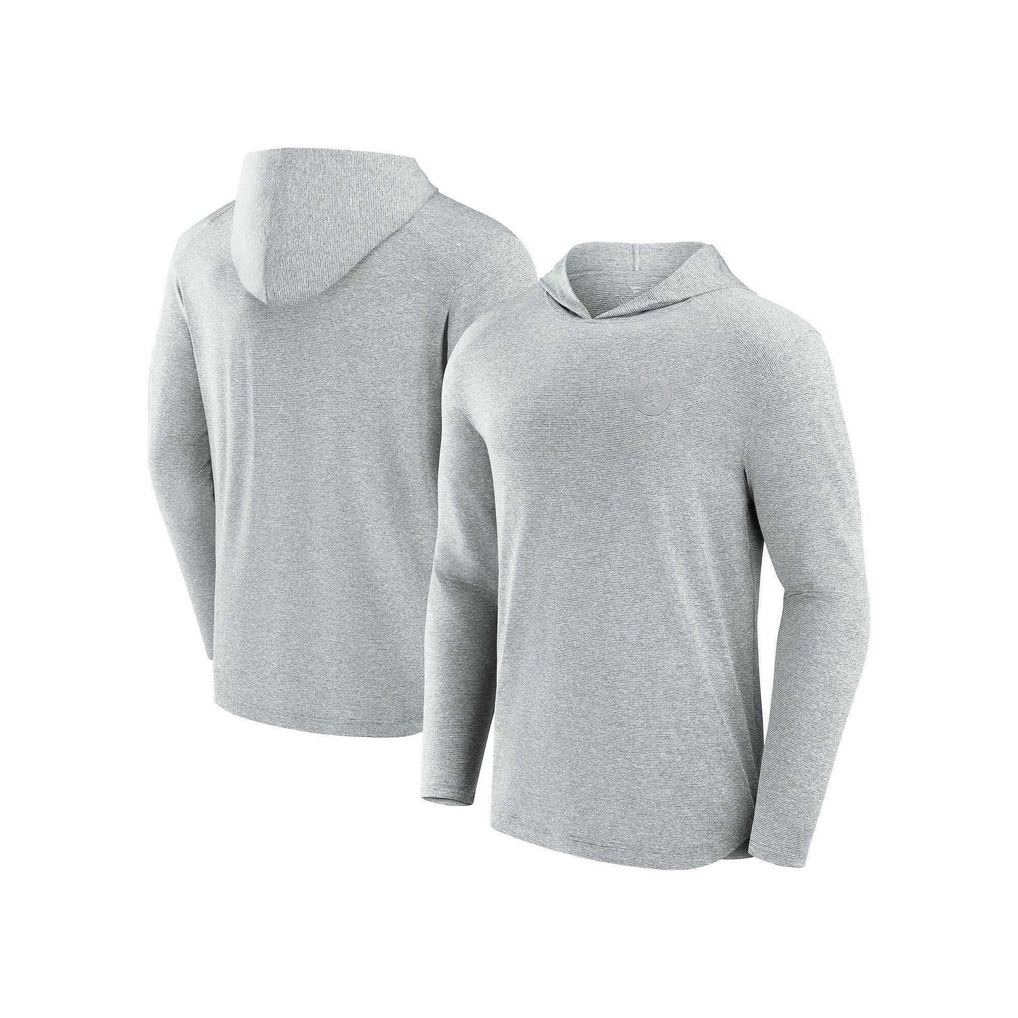 Men's Fanatics Gray Buffalo Bills Front Office Tech Lightweight Hoodie T-Shirt, Size: 4XL, Grey Product Image