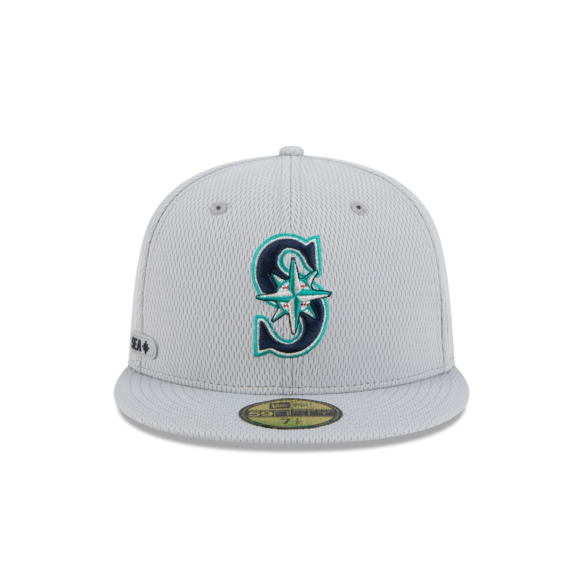Seattle Mariners 2025 Clubhouse Gray 59FIFTY Fitted Hat Male Product Image
