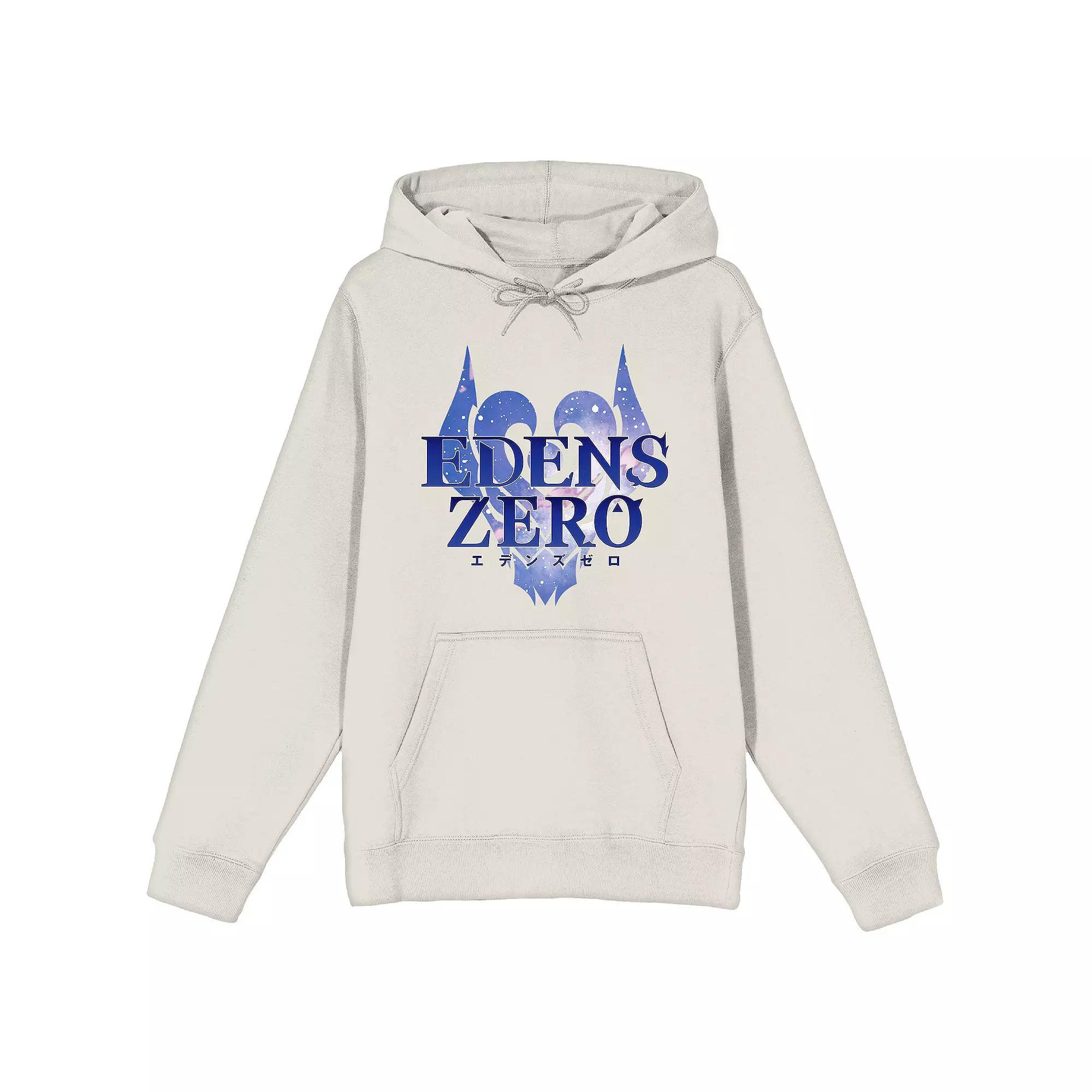 Men's Edens Zero Logo Graphic Hoodie, Size: Large, Beige Product Image
