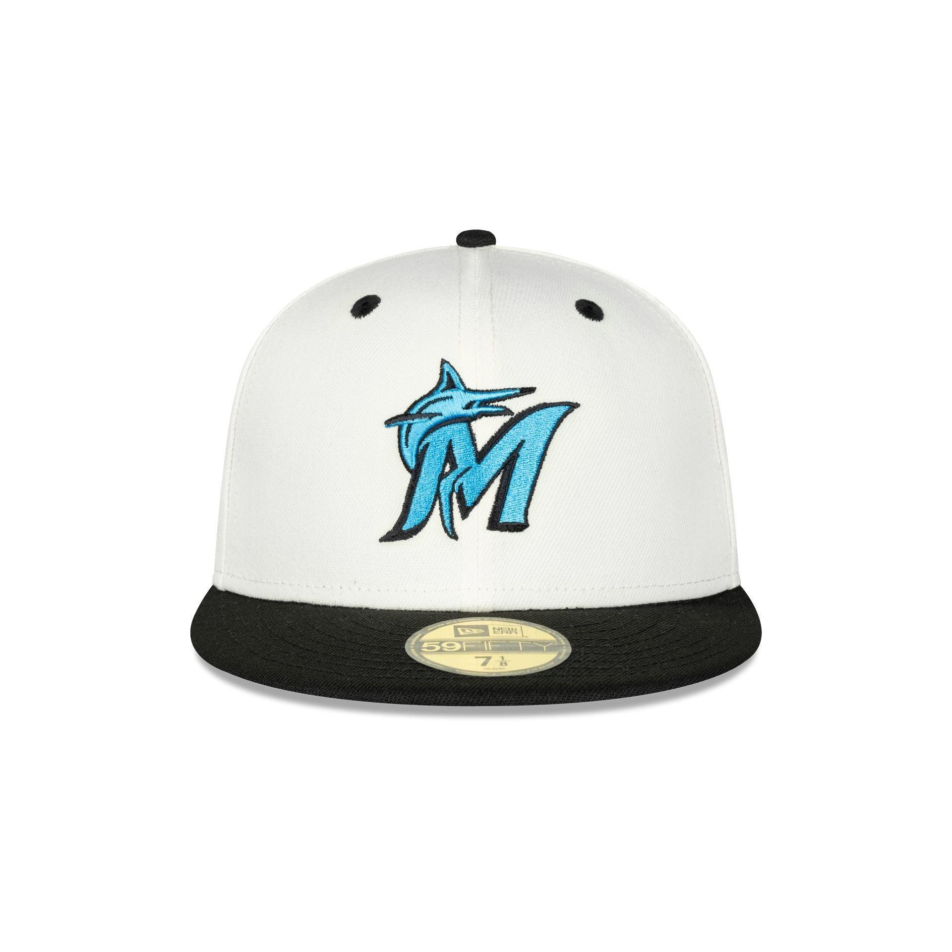 Miami Marlins Mascot Pin 59FIFTY Fitted Hat Male Product Image