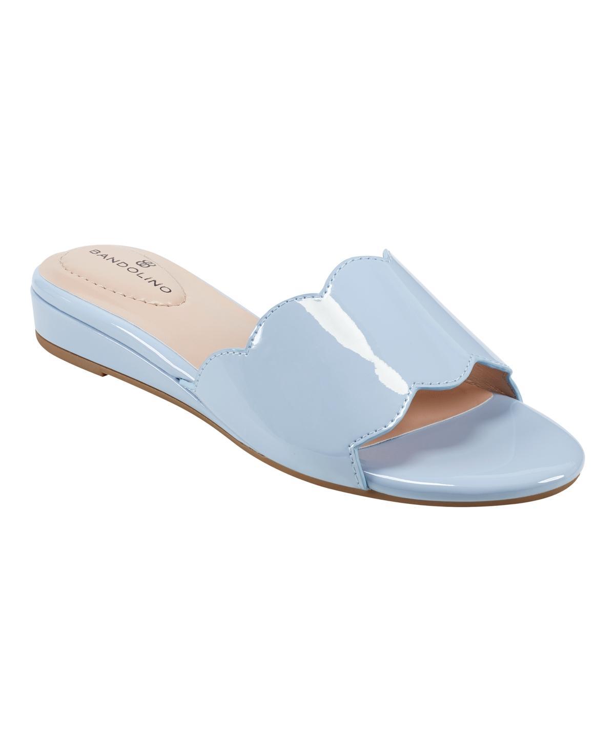Bandolino Womens Kayla Scalloped Edge Demi Wedge Sandals Product Image