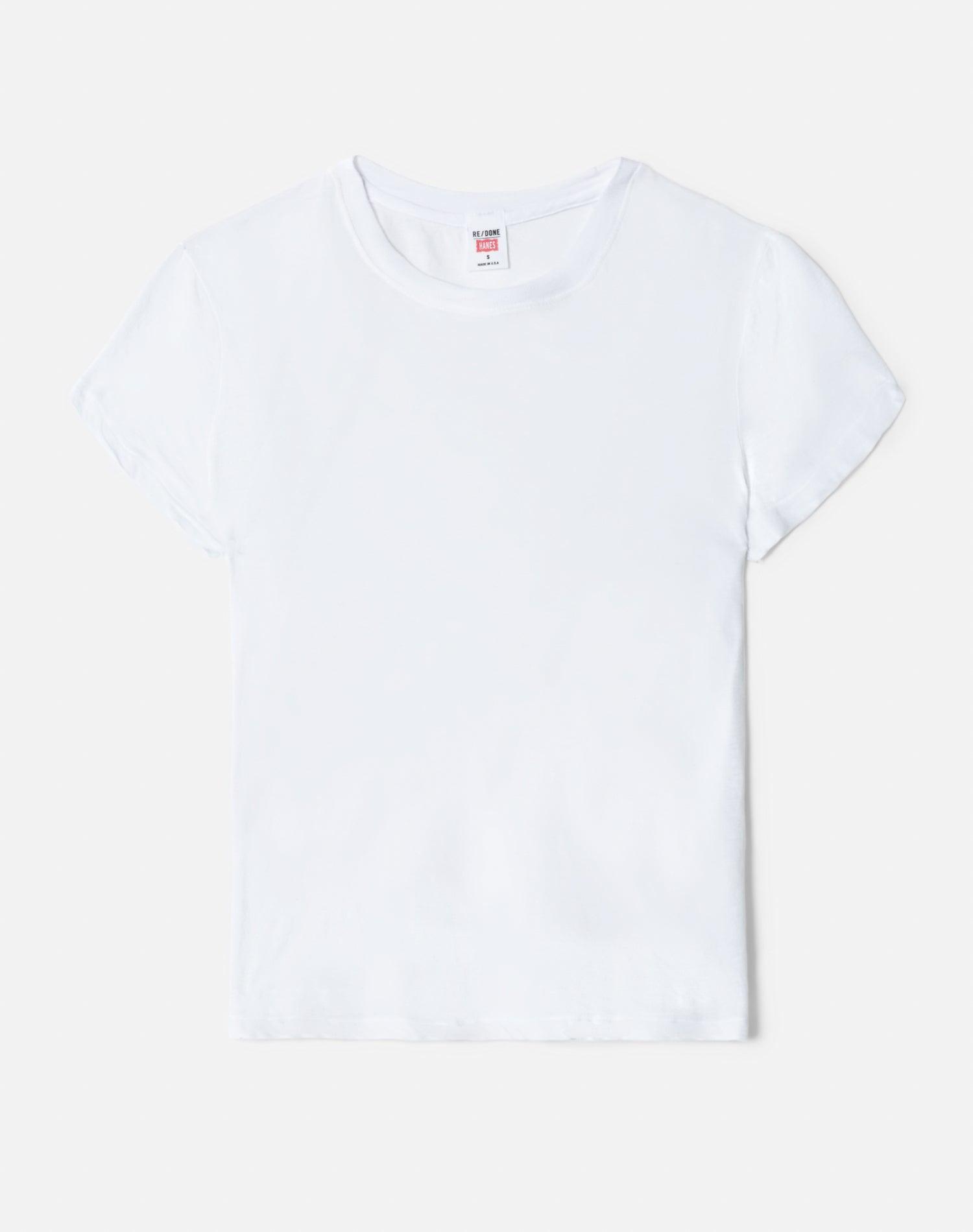 Hanes Sheer Slim Tee - Optic White Product Image