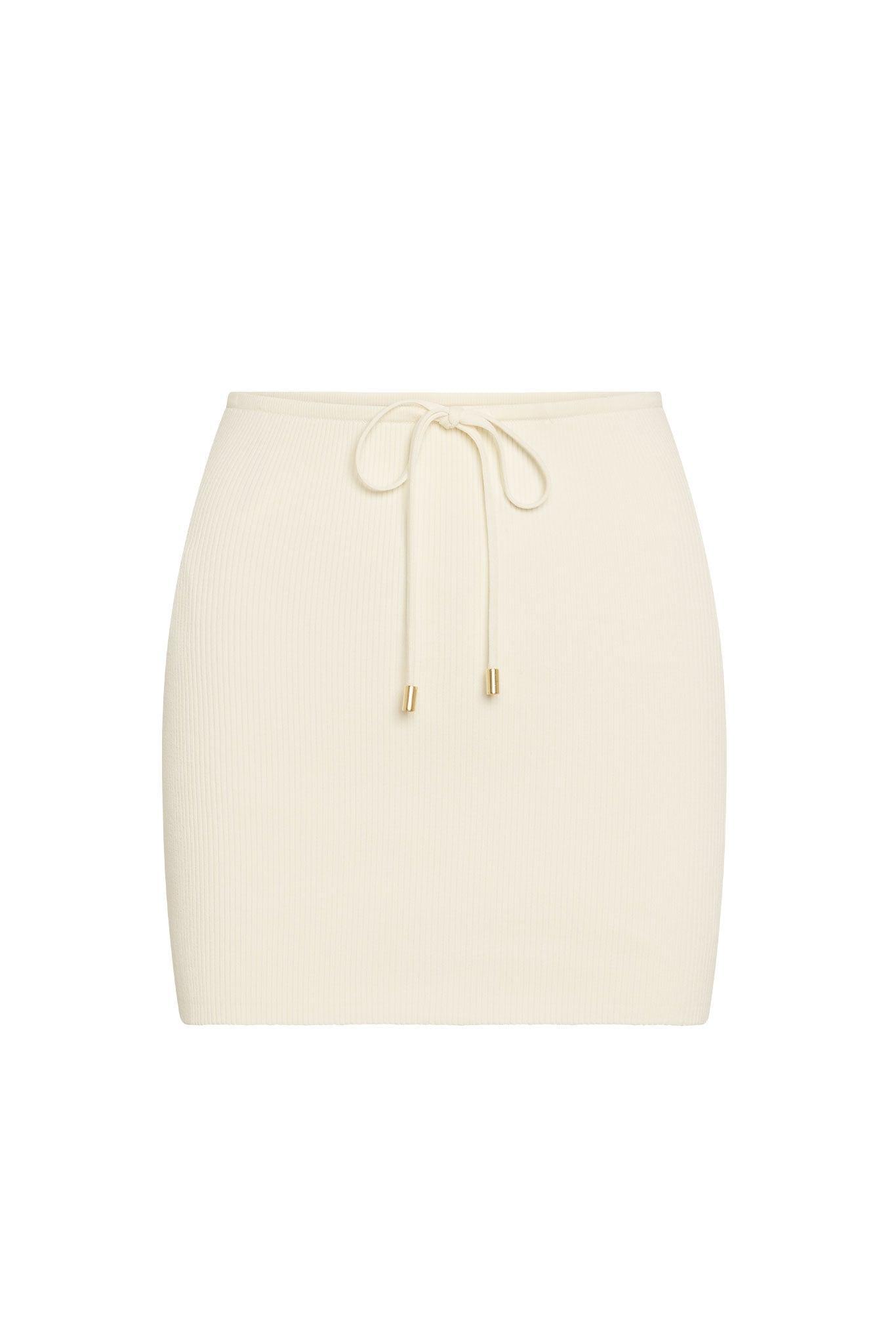 Doheny Top - Ivory Knit Rib Product Image