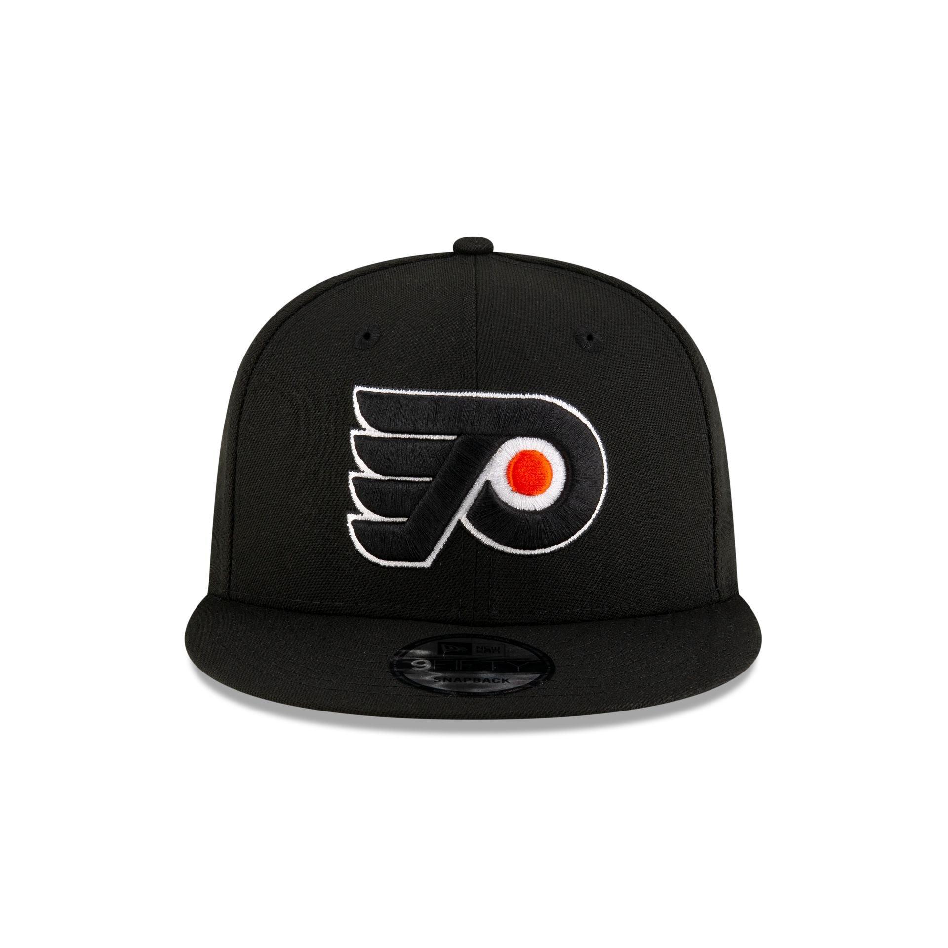 Philadelphia Flyers Black 9FIFTY Snapback Hat Male Product Image