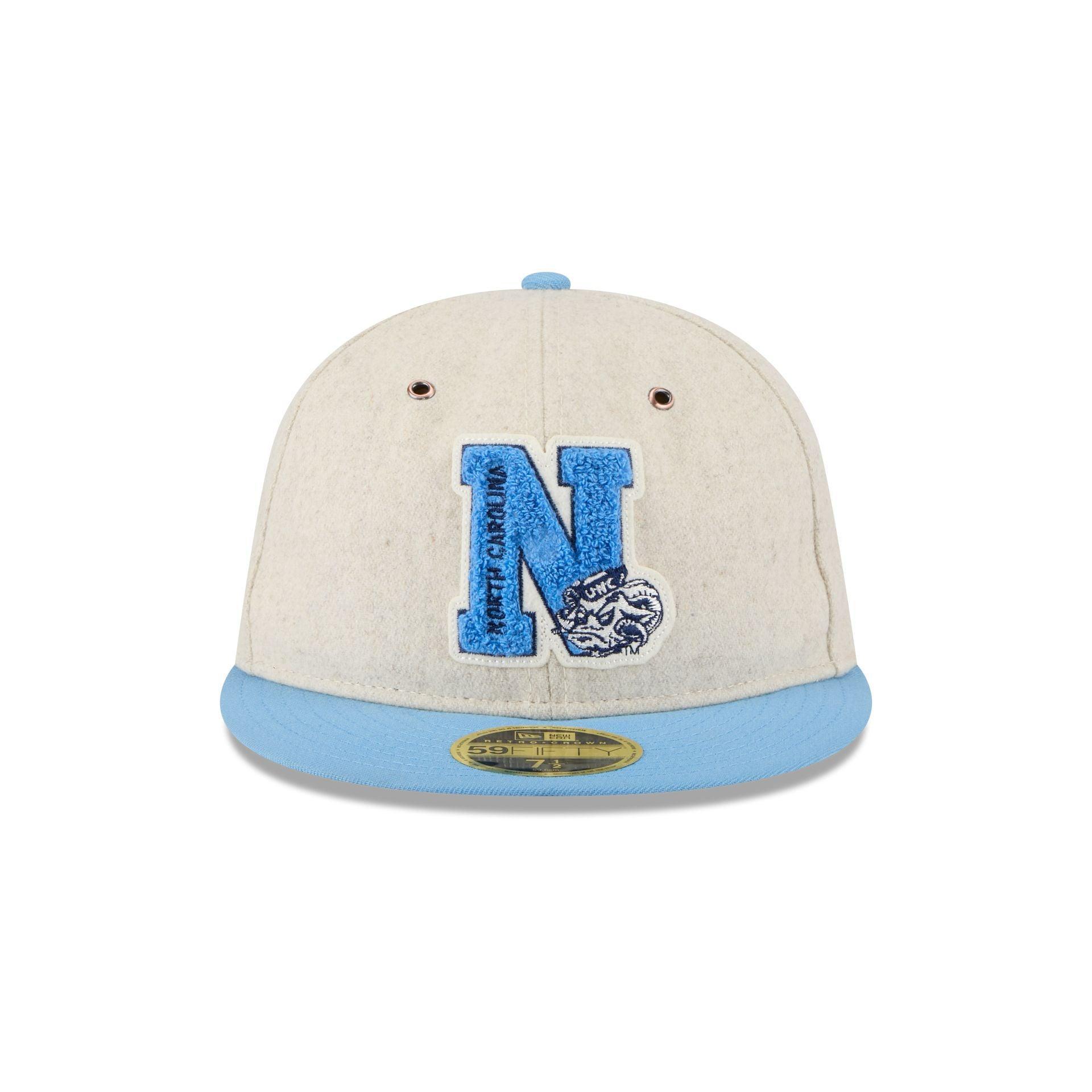 North Carolina Tar Heels College Vault Wool Letterman Retro Crown 59FIFTY Fitted Hat Male Product Image