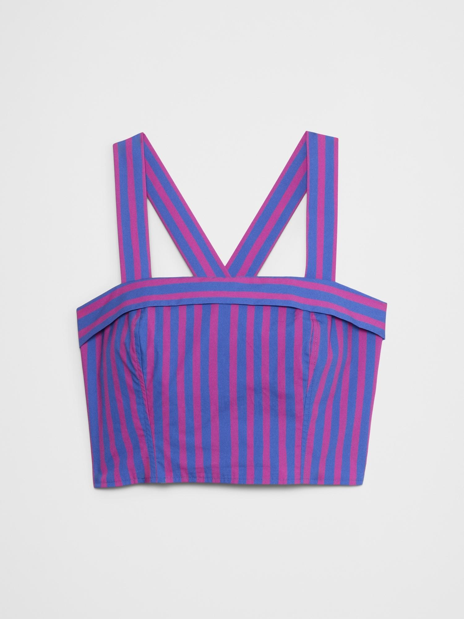 Cross-Back Cropped Top Product Image