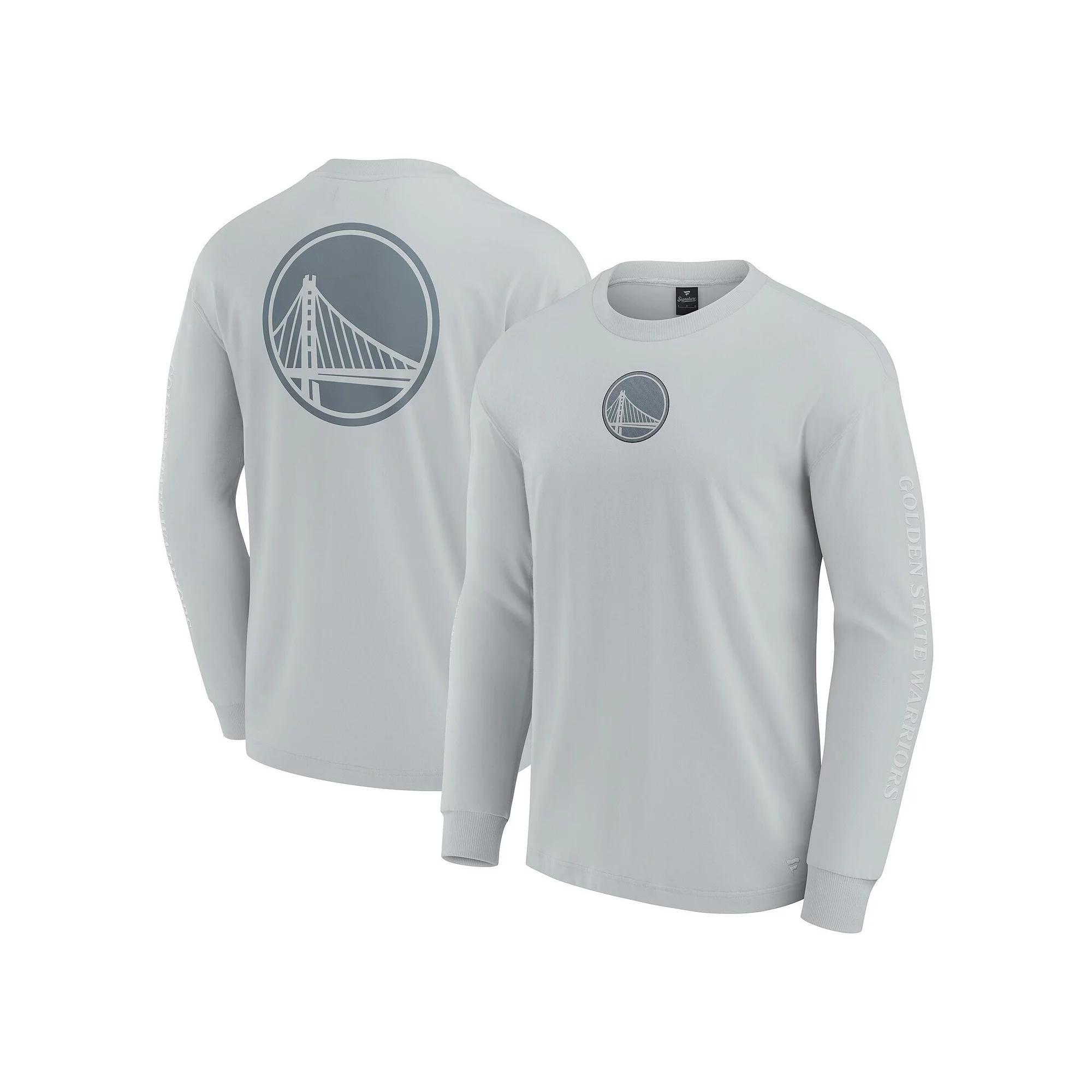 Men's Fanatics Gray Golden State Warriors Elements Strive Long Sleeve T-Shirt, Size: XL, Grey Product Image