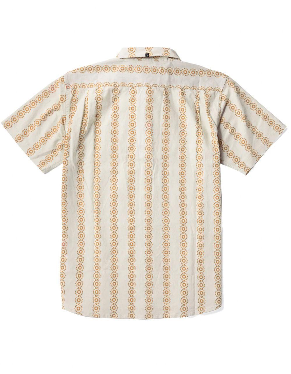 VISSLA Solar Spirals Eco Mens Button Up Shirt - BONE Product Image