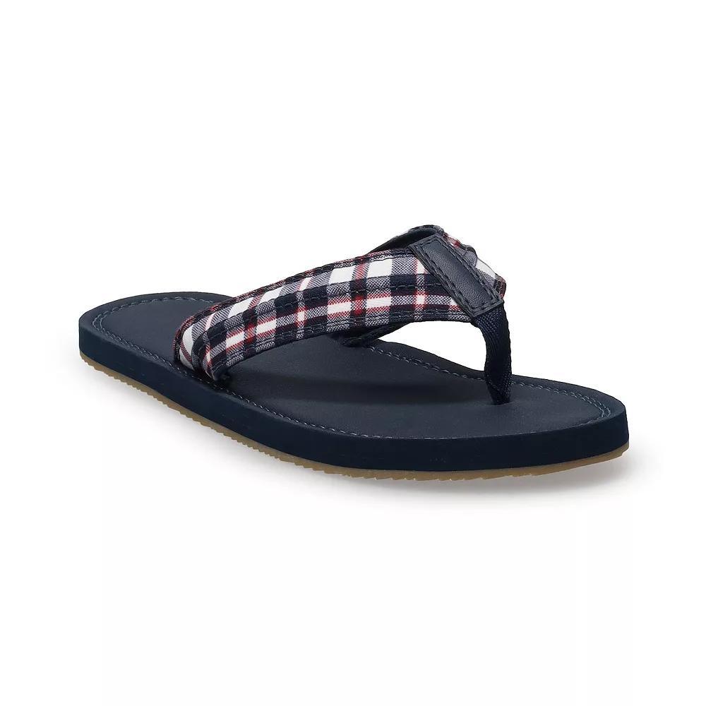Sonoma Goods For Life® Colson Men's Thong Sandals, Size: Medium(8/9), Plaid Product Image