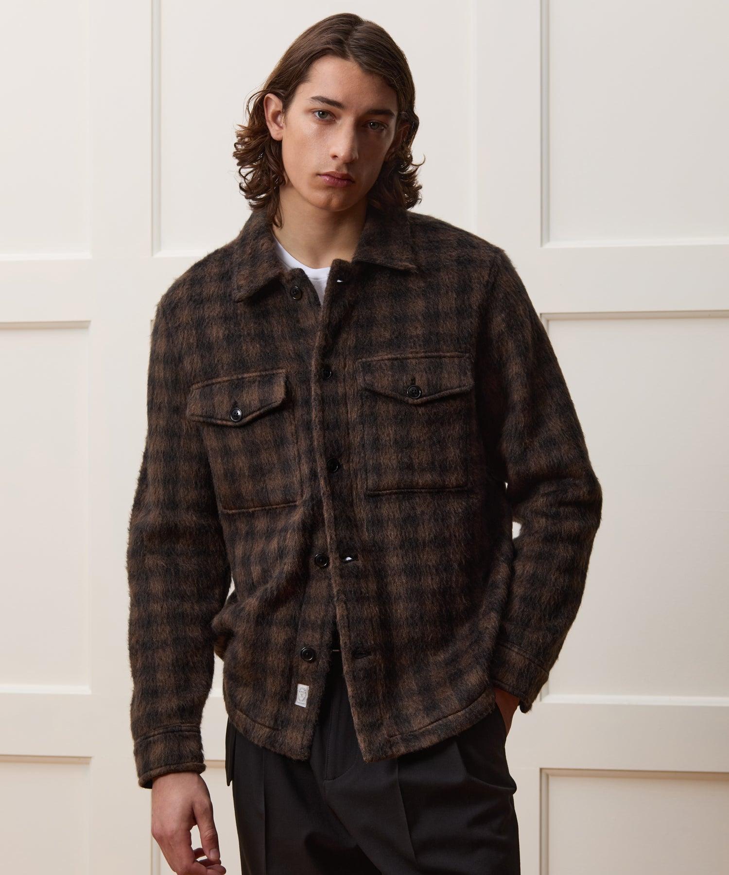 Buffalo Check Mohair Overshirt Product Image