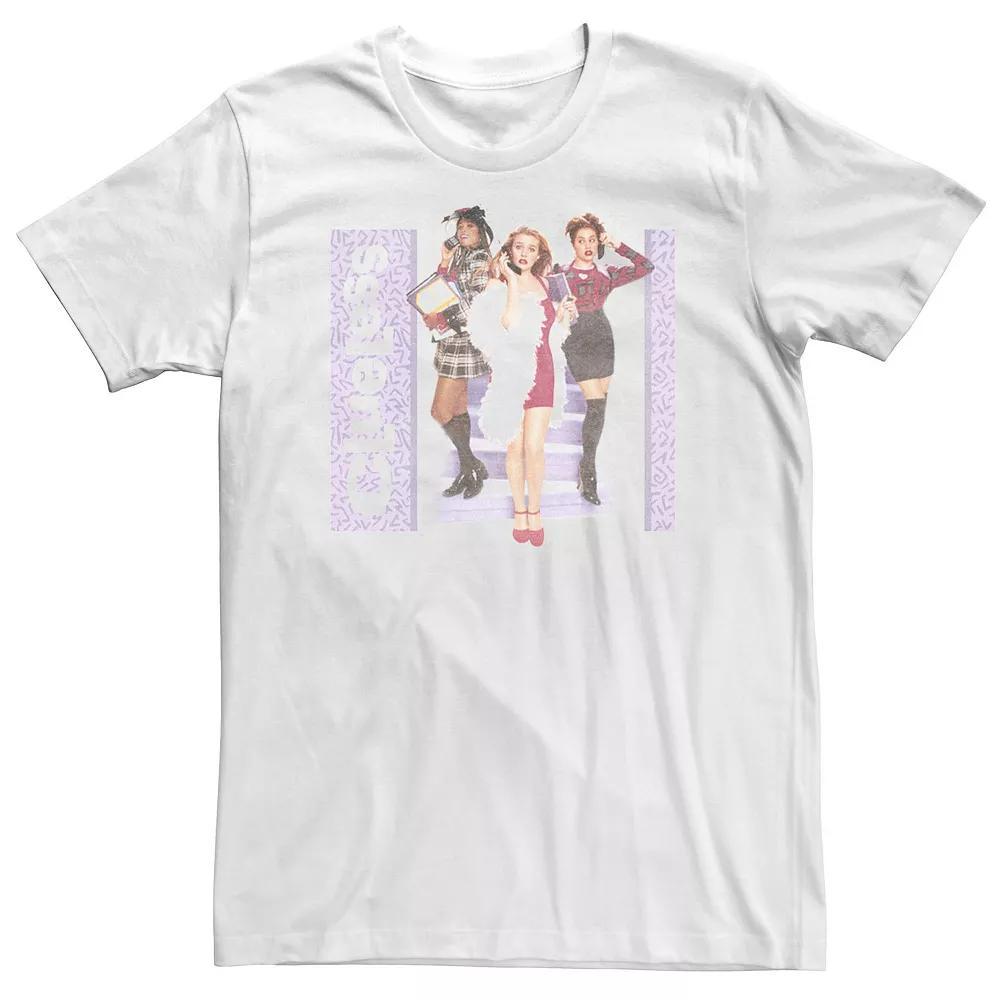 Men's Clueless Pastel Group Shot Tee, Size: XL, White Product Image