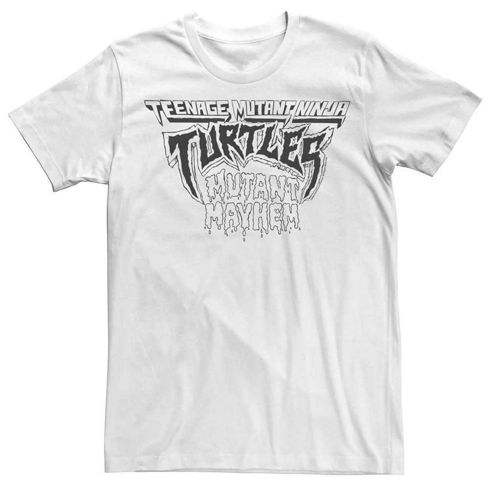Men's TMNT Mutant Mayhem Logo Graphic Tee, Size: Small, White Product Image
