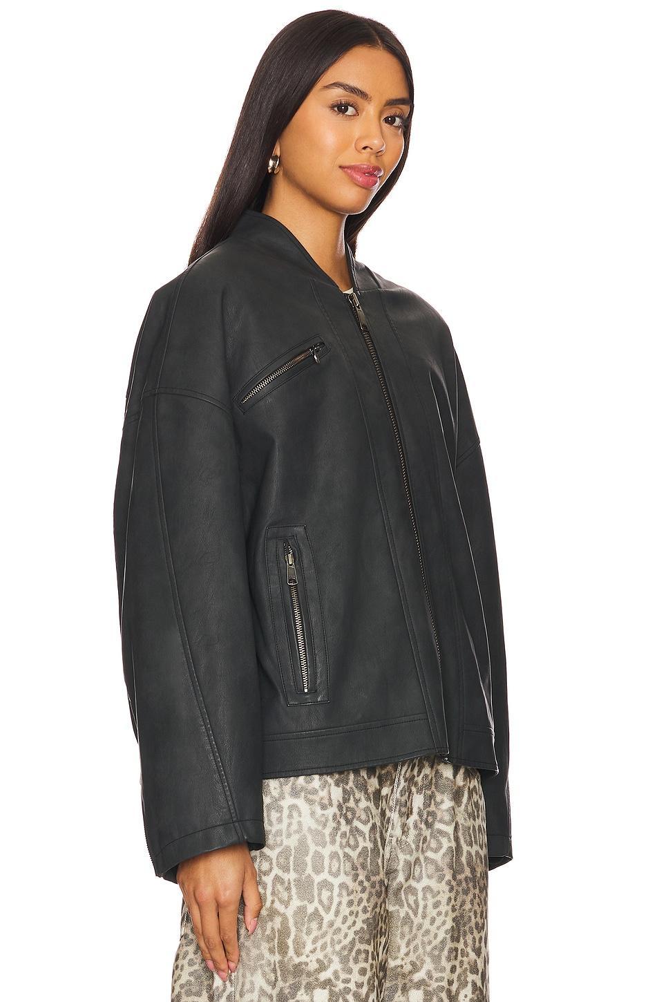 x We The Free Vinny Faux Leather Bomber Free People Product Image