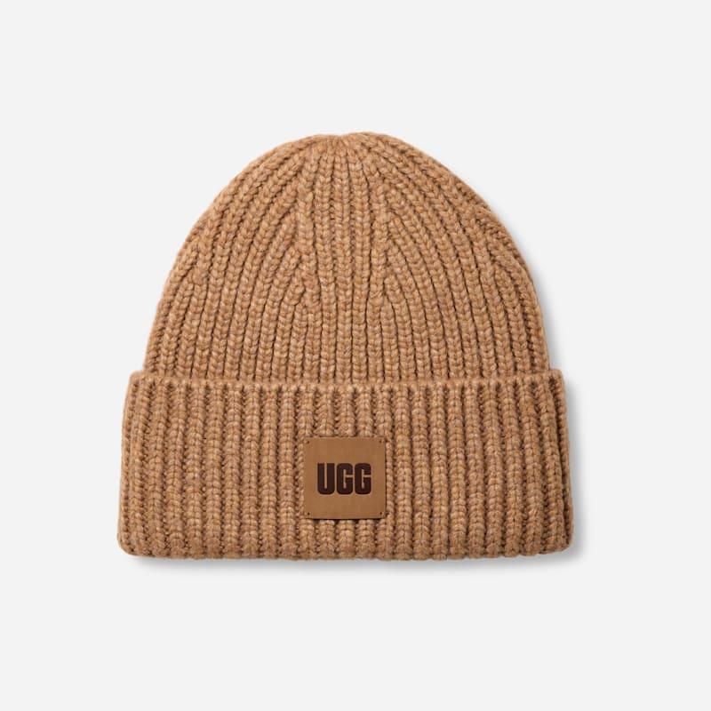 UGG Mens Chunky Rib Beanie Polyester Blend Product Image