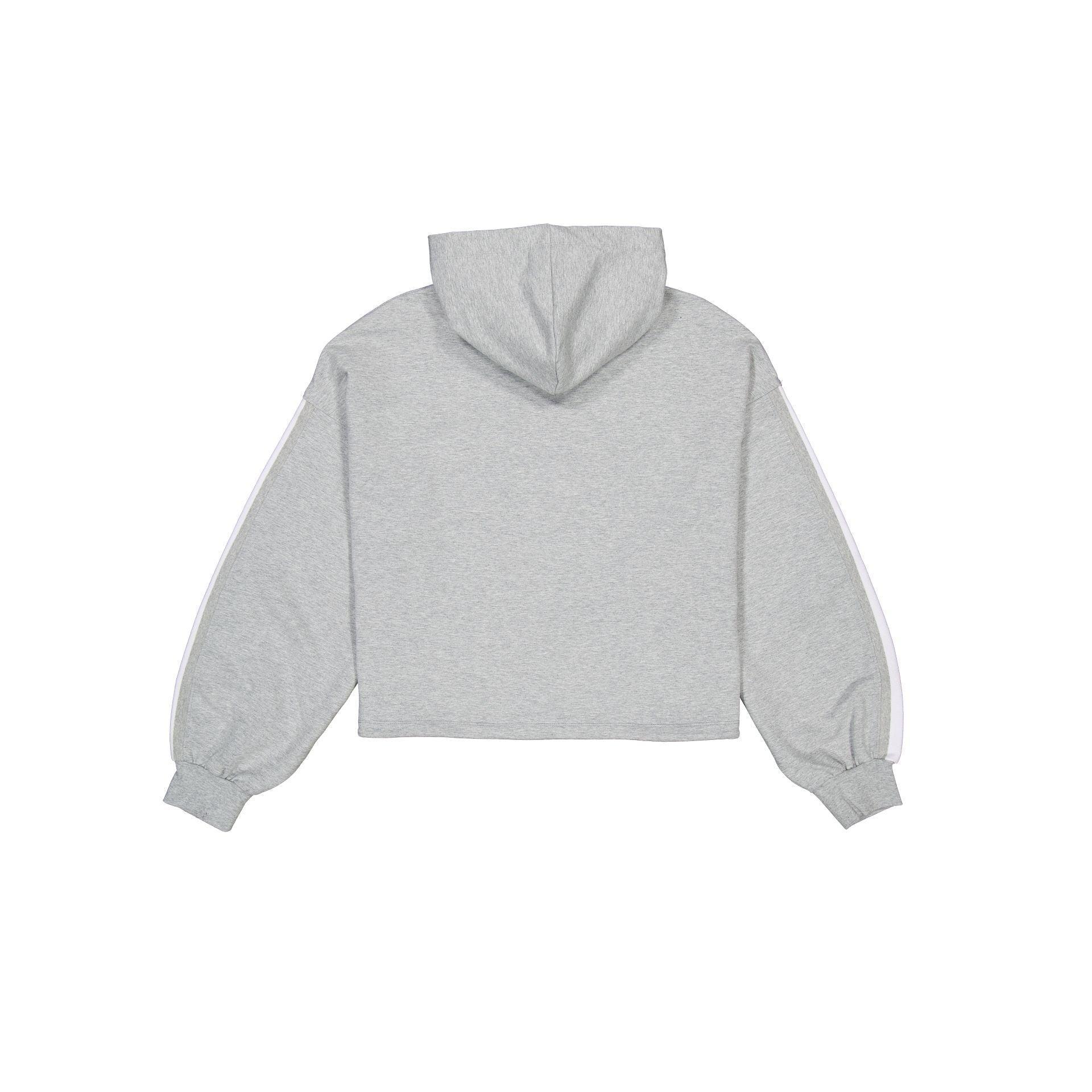 Chicago Bulls Gray Logo Select Women's Hoodie Product Image