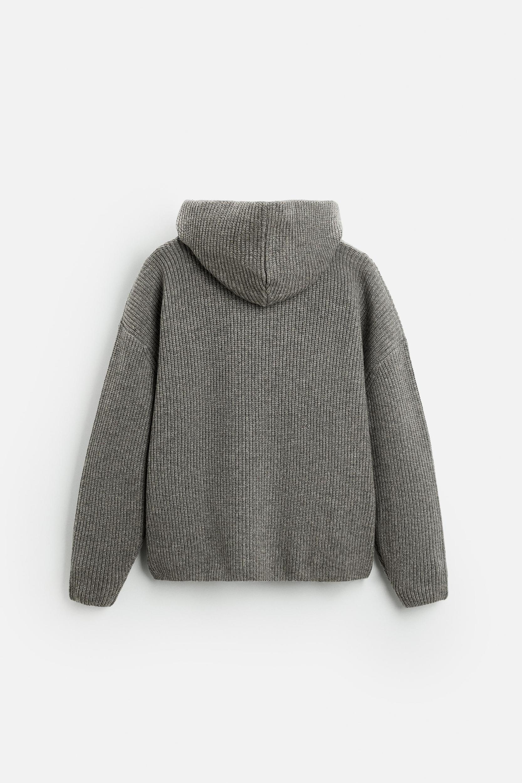 KNIT WOOL BLEND SWEATSHIRT Product Image