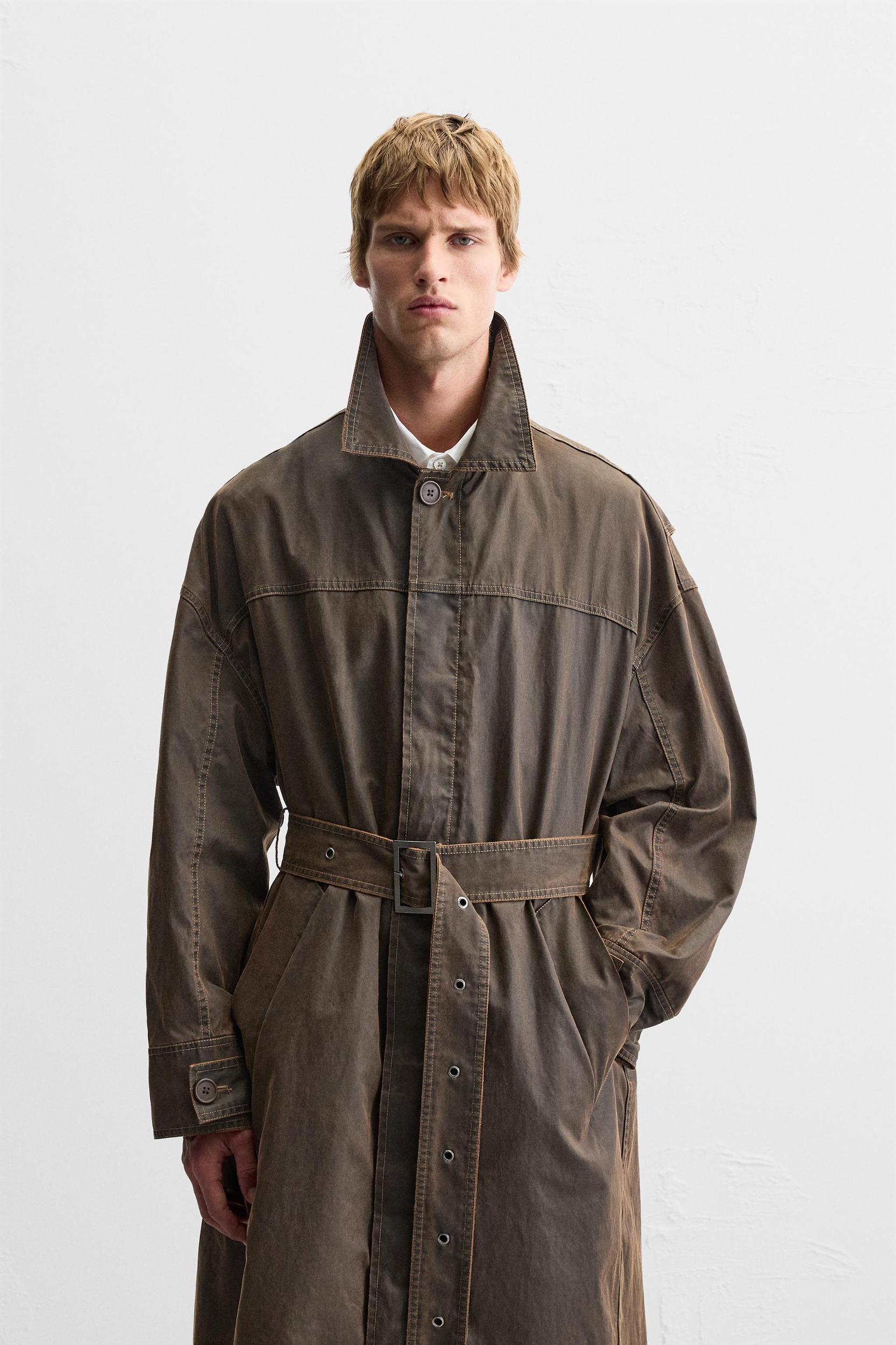 WAXED FINISH WASHED COAT Product Image