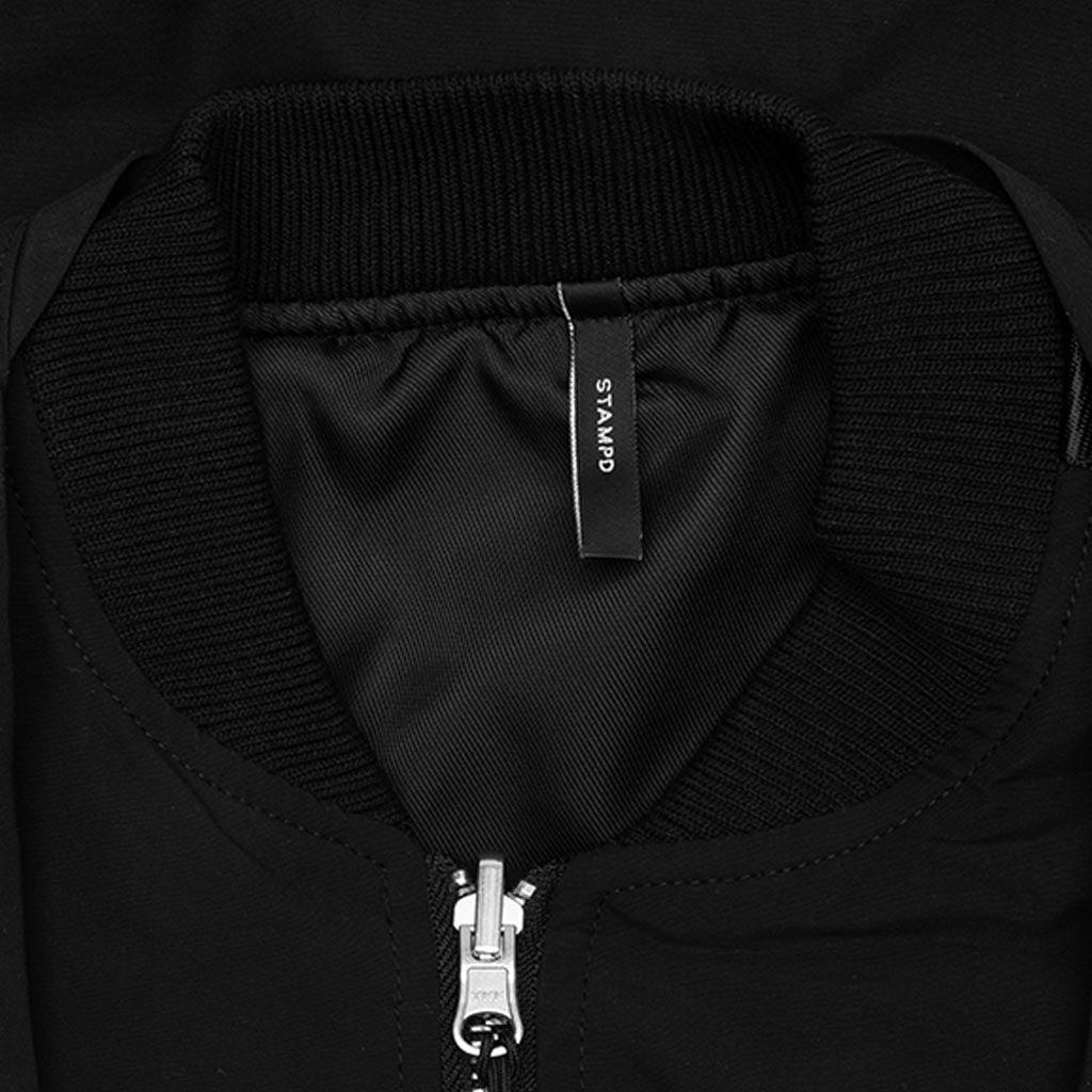 Reversible Utility Bomber Jacket - Black Male Product Image