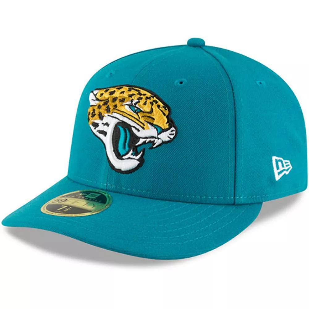 Men's New Era Teal Jacksonville Jaguars Omaha Low Profile 59FIFTY Fitted Hat, Size: 8, Blue Product Image