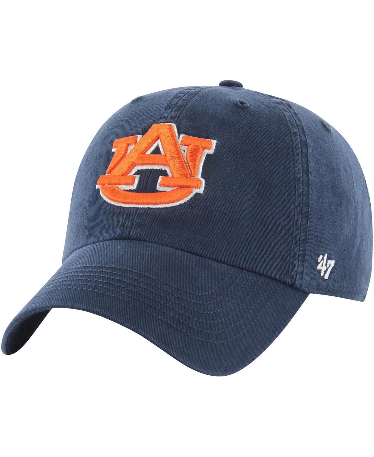 Men's '47 Navy Auburn Tigers Franchise Fitted Hat, Size: Medium, Blue Product Image